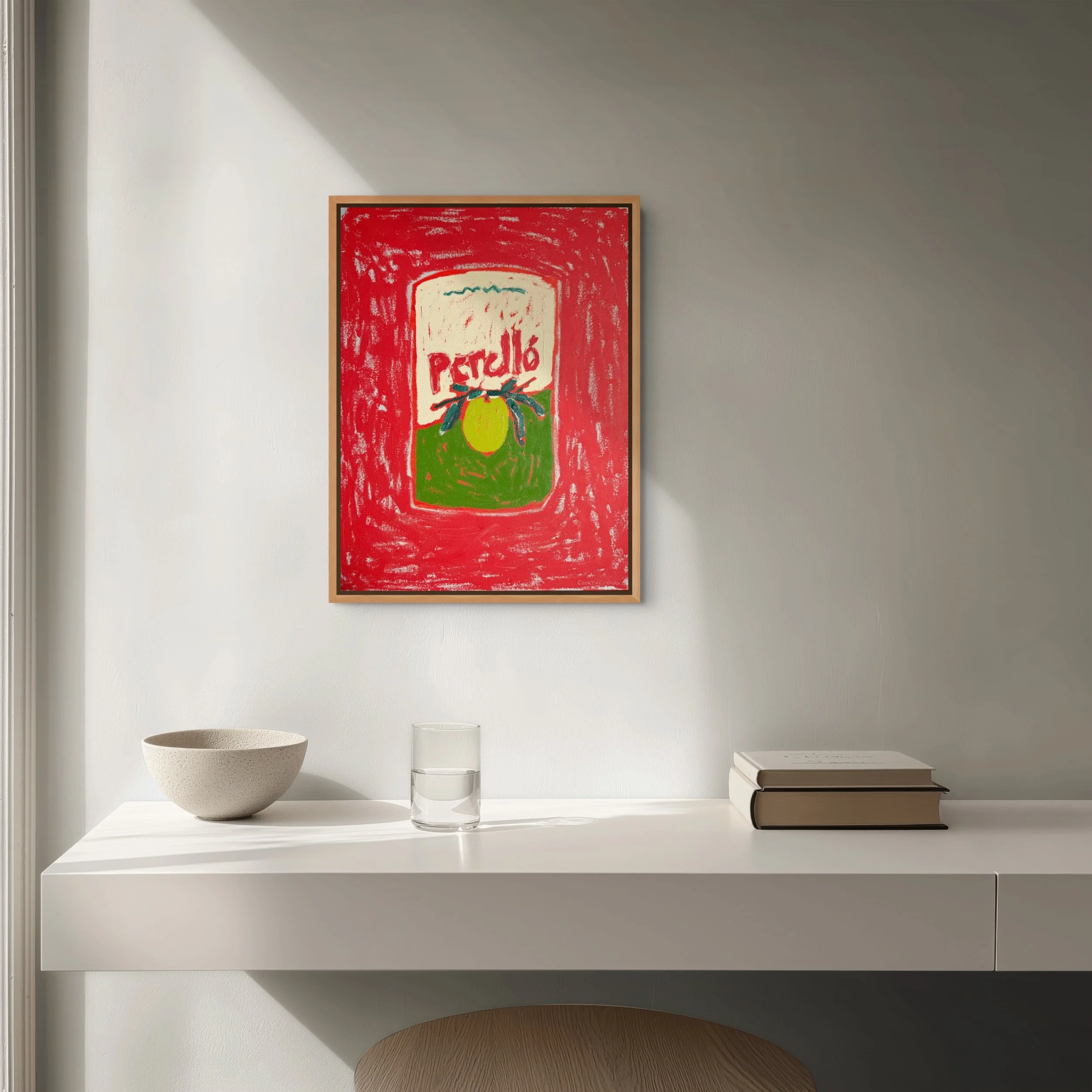 Olive lover framed in house.jpg