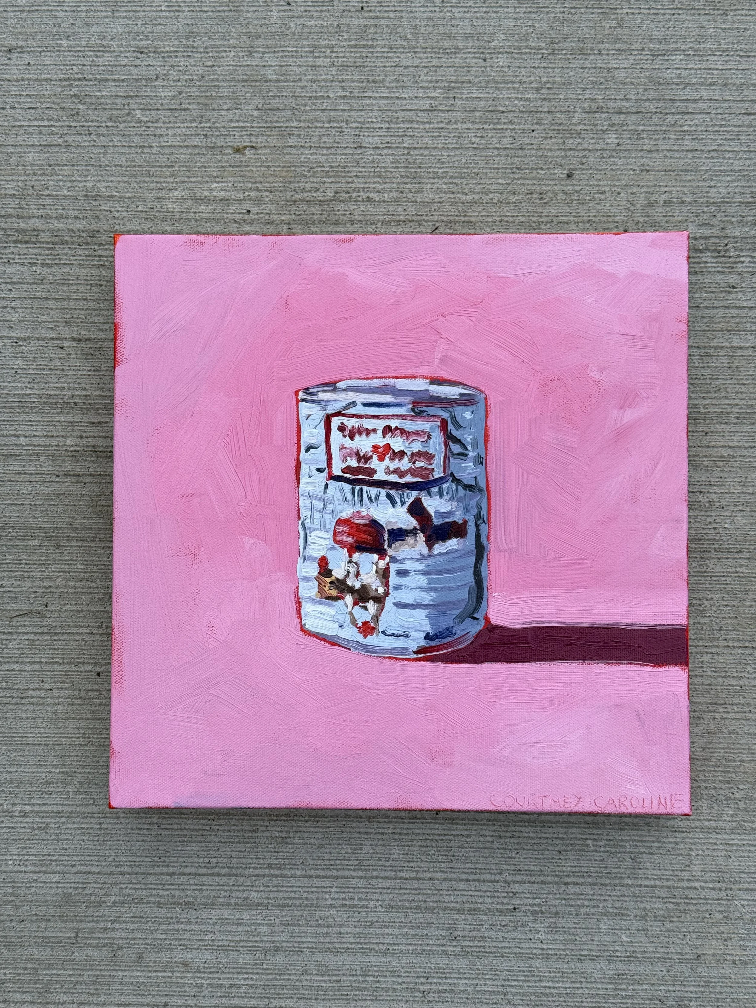 A Canadian Staple | 12 x 12 “ | Acrylic & Oil on canvas | Available at The Kube, Gibsons, BC until January 4th, 2026