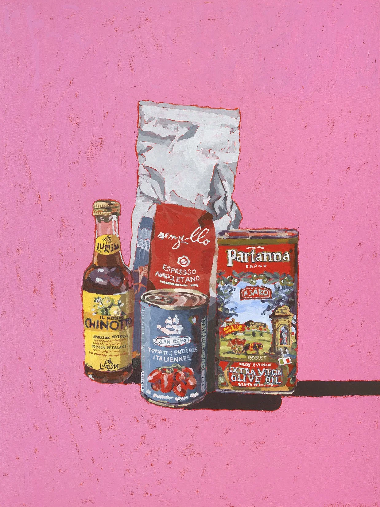 Transported to Italy | 40 x 30 “ | Acrylic & Oil on canvas | NFS