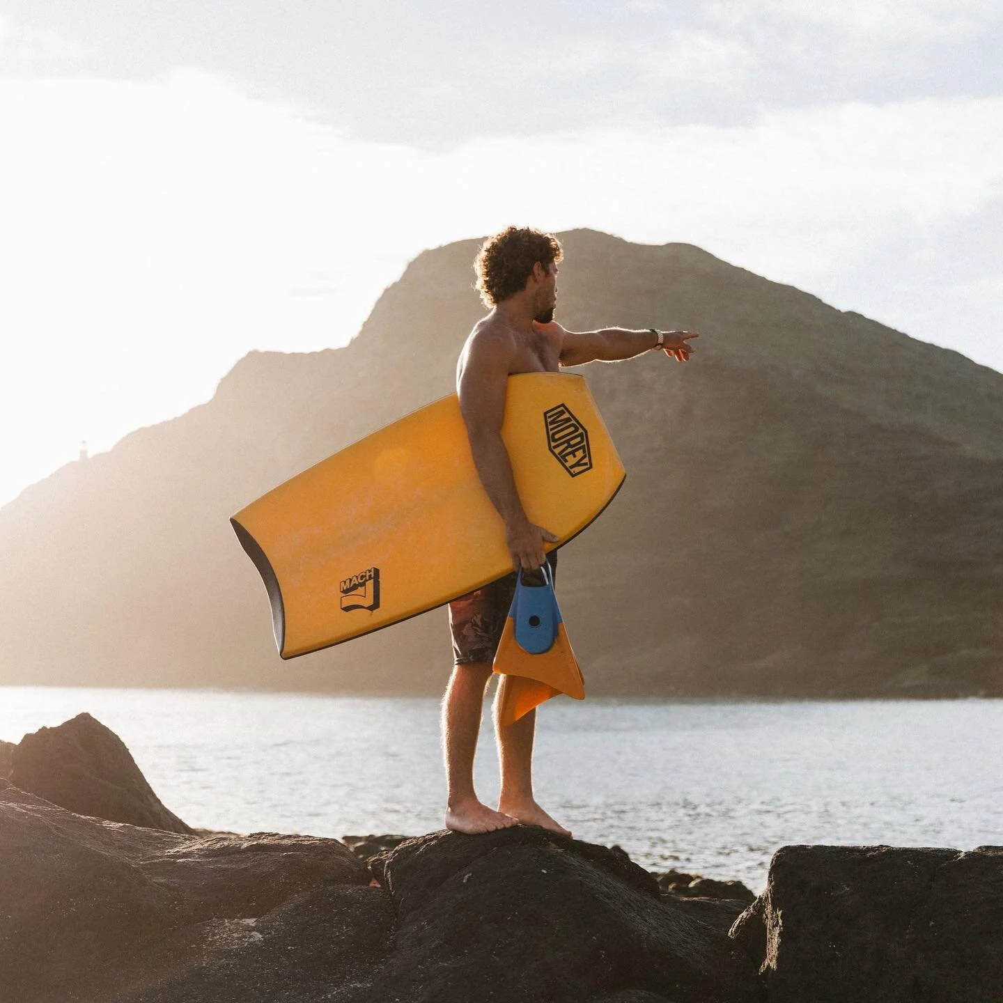 Out there! With @moreybodyboards 🏄&zwj;♂️ 🌊
