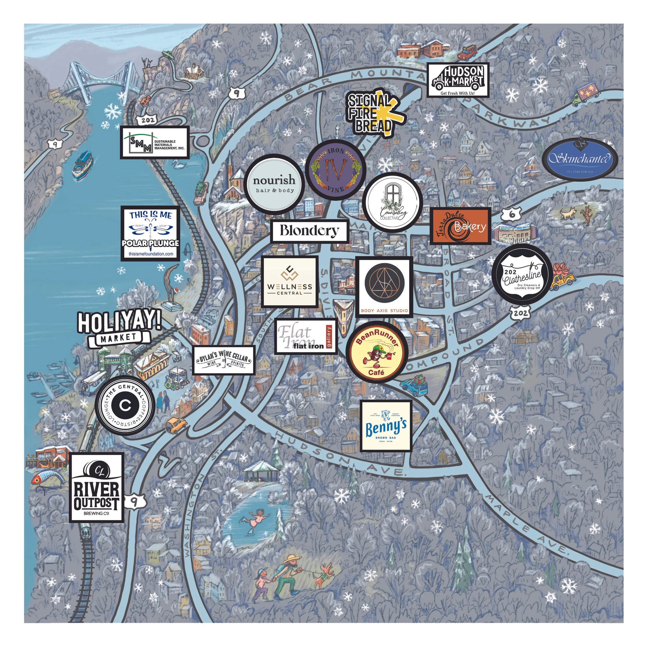 2023 Holiyay Map with sponsors square.jpg