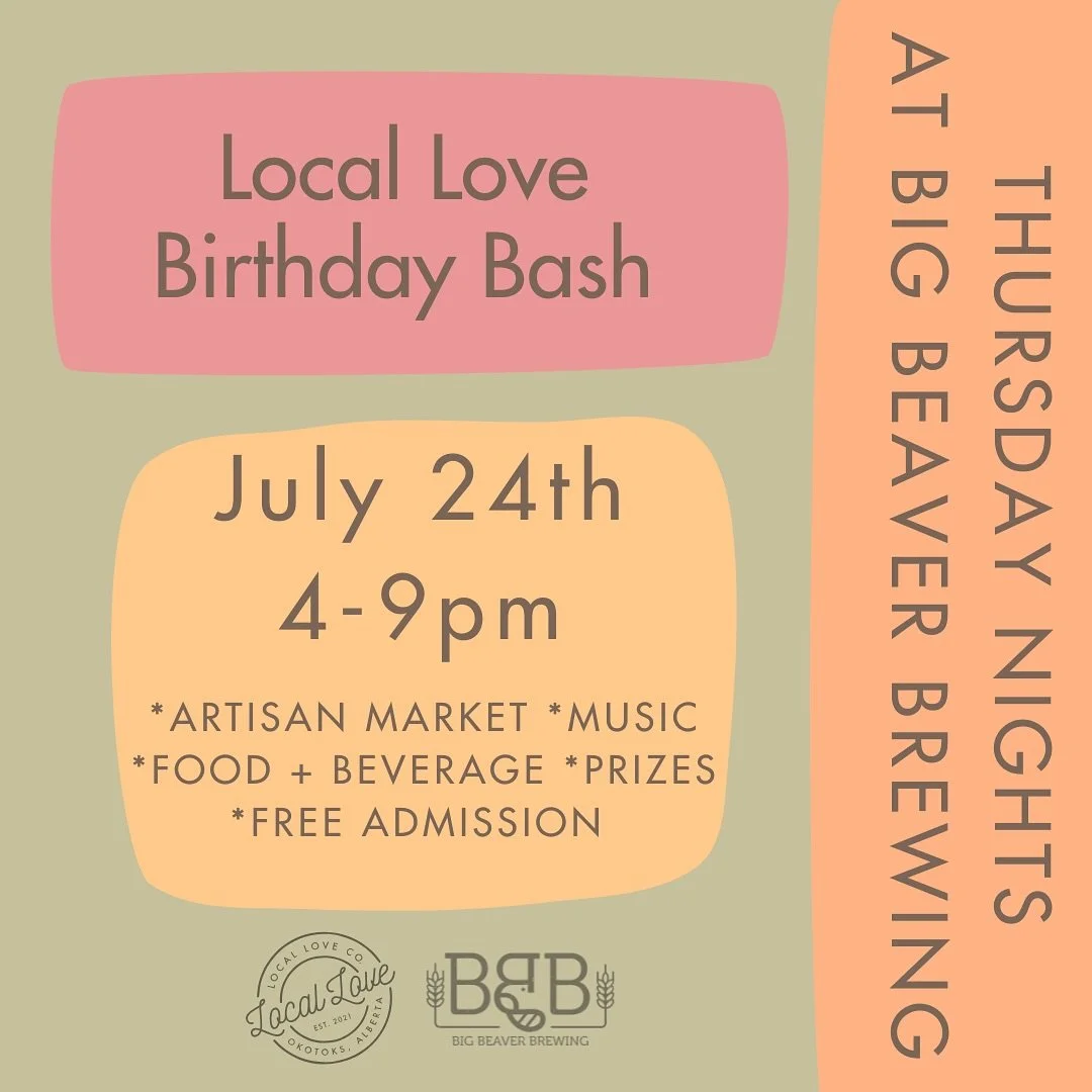 Oh so very excited to be back in Okotoks tomorrow for this sweet little market! This is the ideal date night or friends hang: wing night on the patio and shopping from some incredible vendors! Come say hi, I&rsquo;d love to see you!
