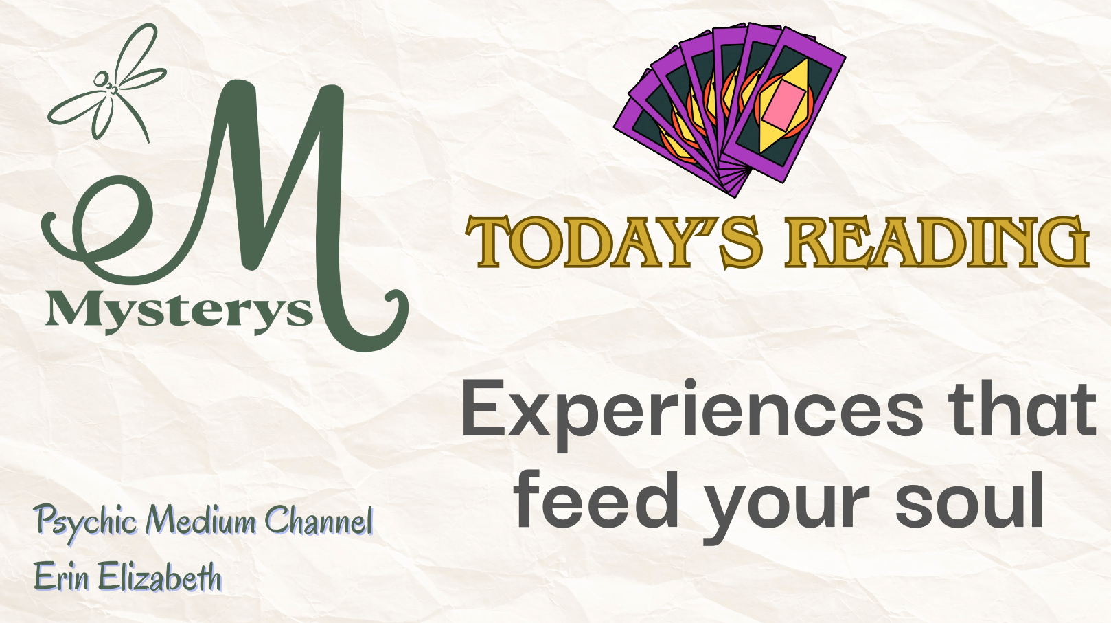 Experiences that feed your soul