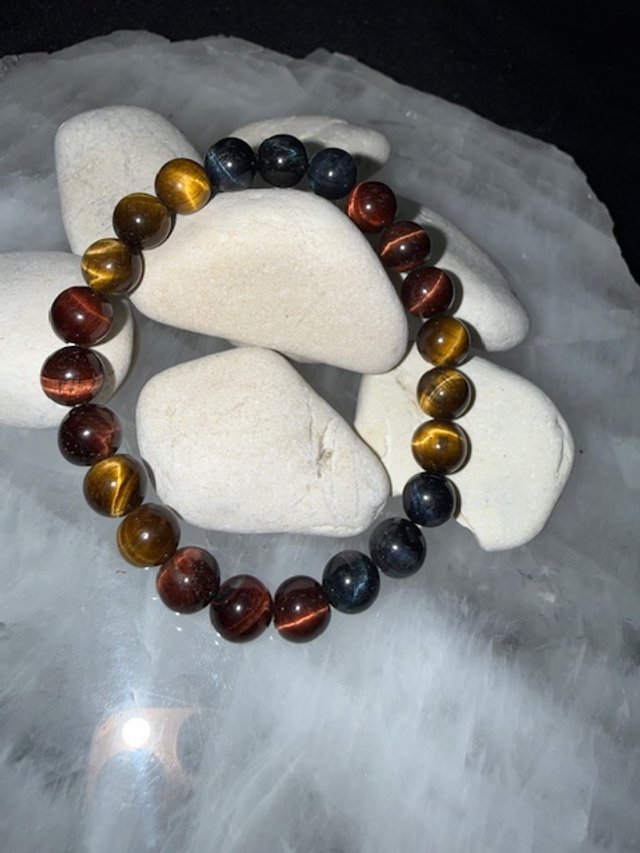 Tricolour Tiger eye 8mm