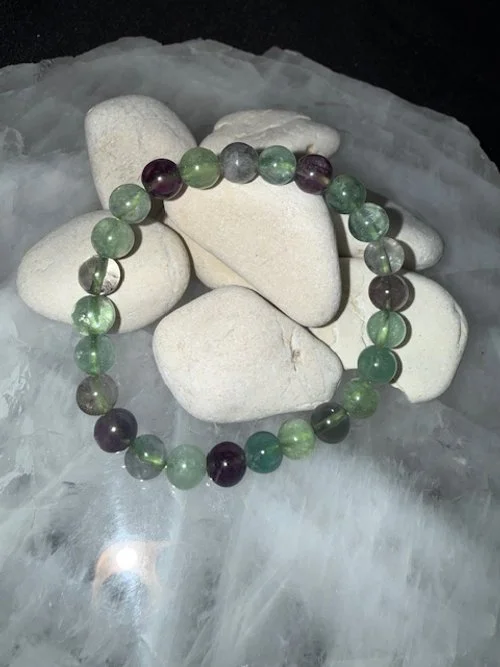 Rainbow Fluorite 8mm