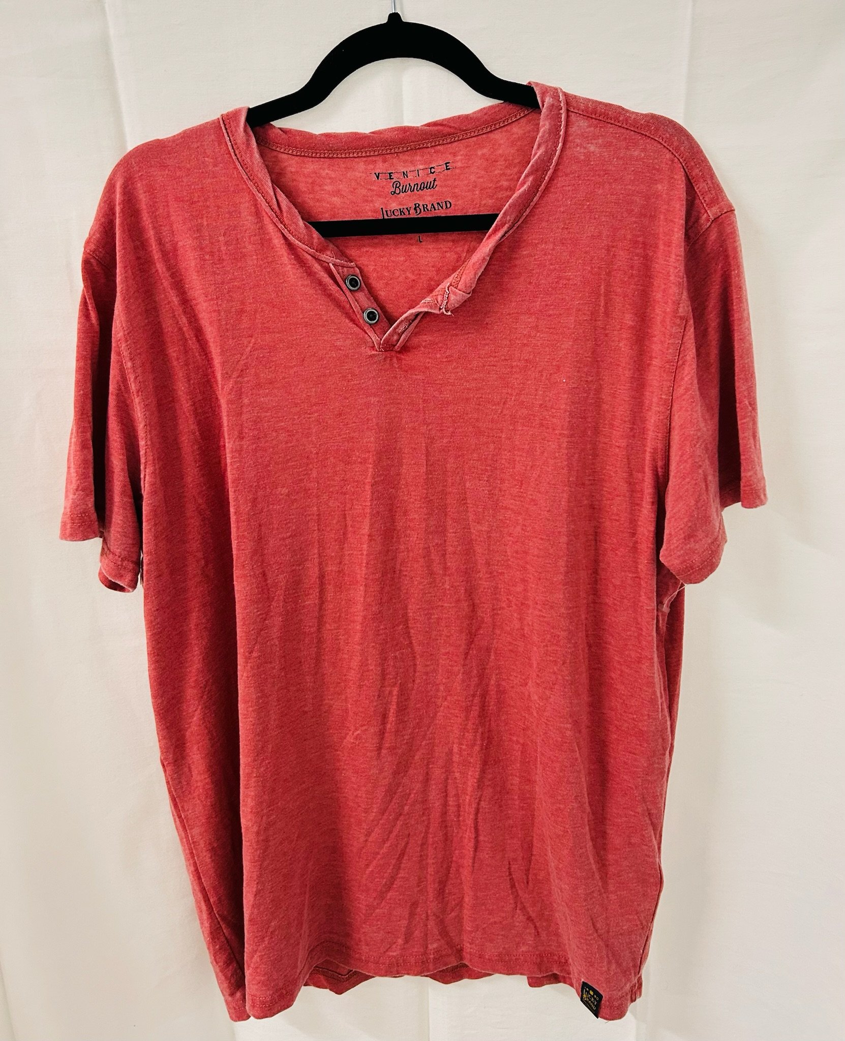 BX4 #18_Lucky Brand Pink Tee_Size L