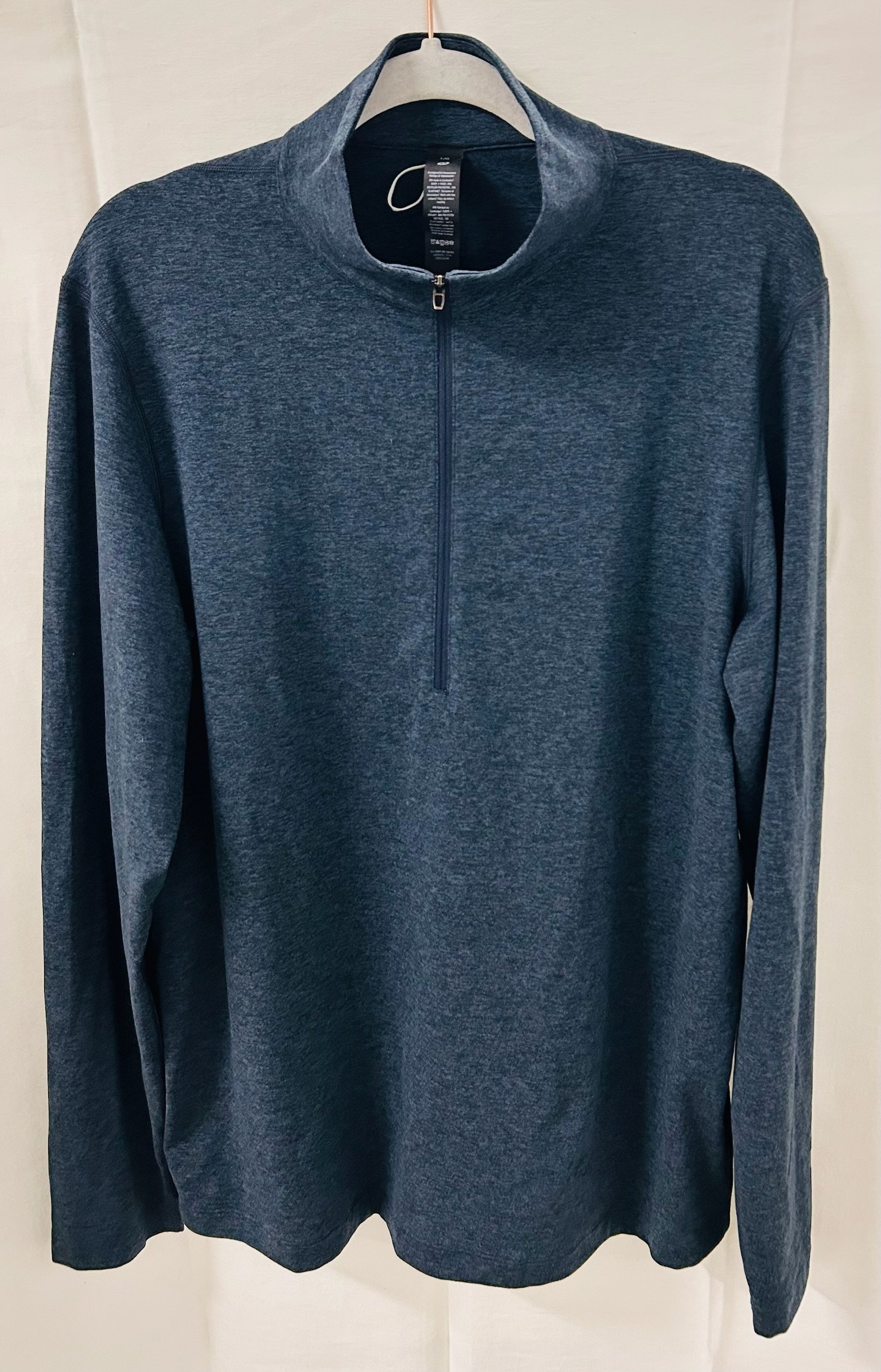 BX4 #11_LuluLemon Blue Long Sleeve Athletic Top_Size L