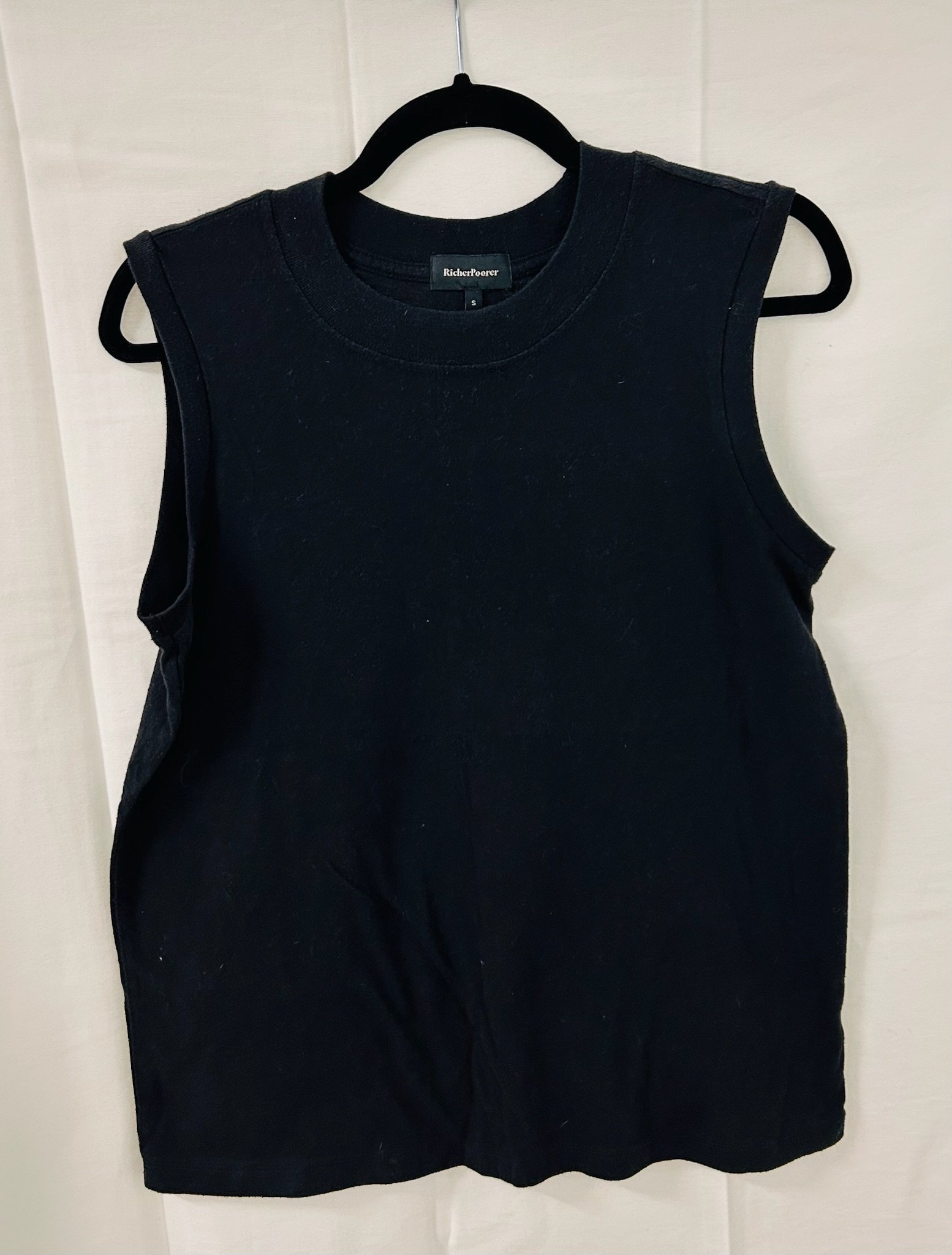 BX2 #36_Richer Poorer Black Tank_Size S