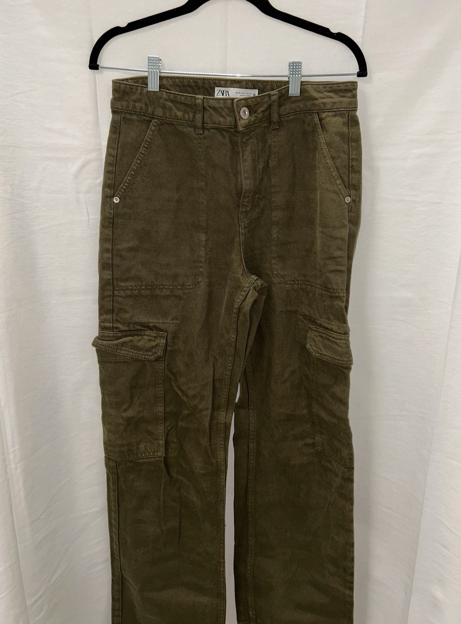 BX6 #32_Green Zara Jeans_Size 4