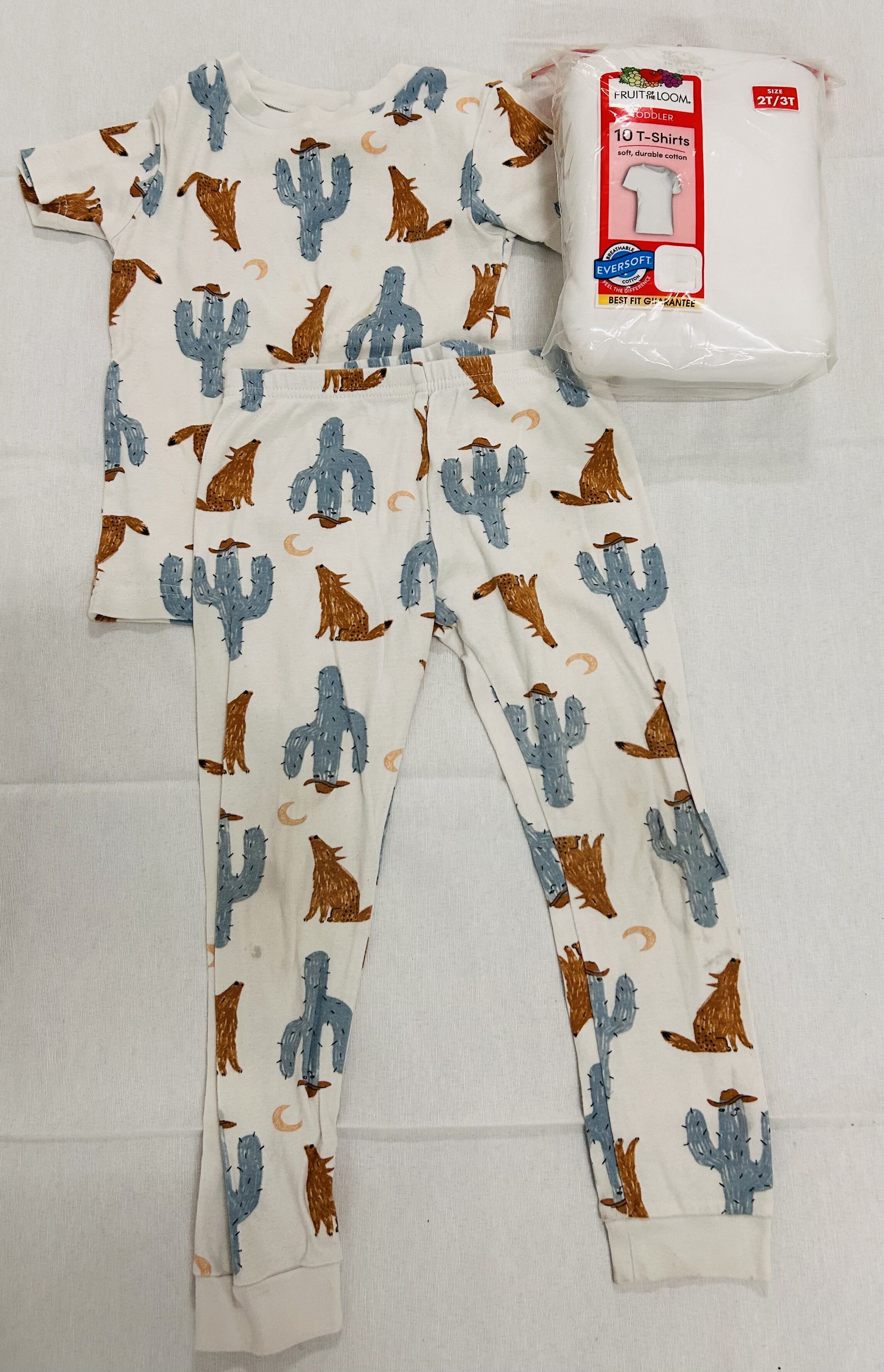 KC #5_Kids Pajamas & T-Shirts Bundle_Size 2T-3T