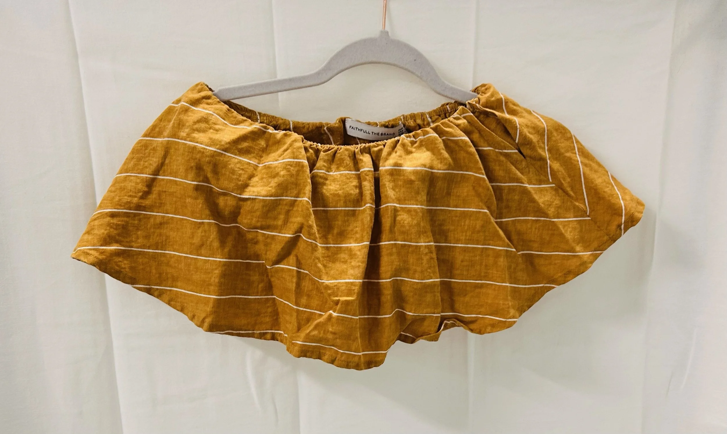 BX2 #49_Faithful The Brand Yellow Tube Top_Size 6