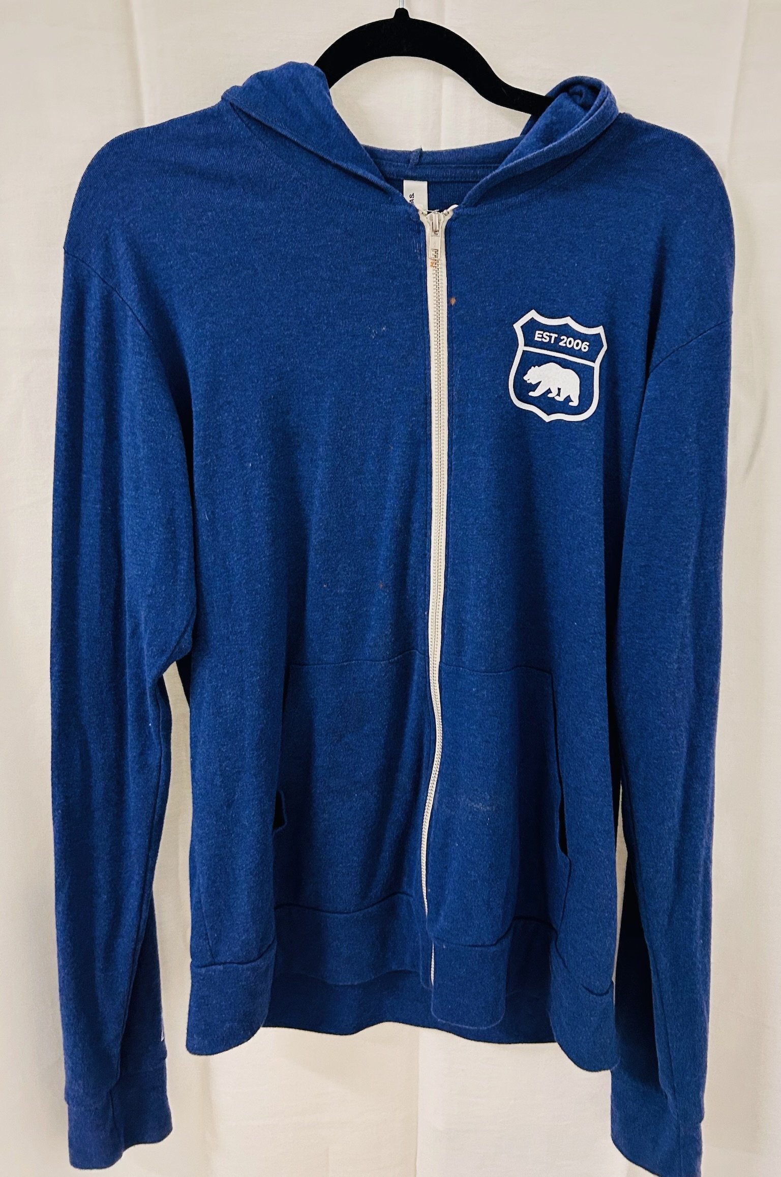 BX3 #15_Blue Bear Zip Up_Size L