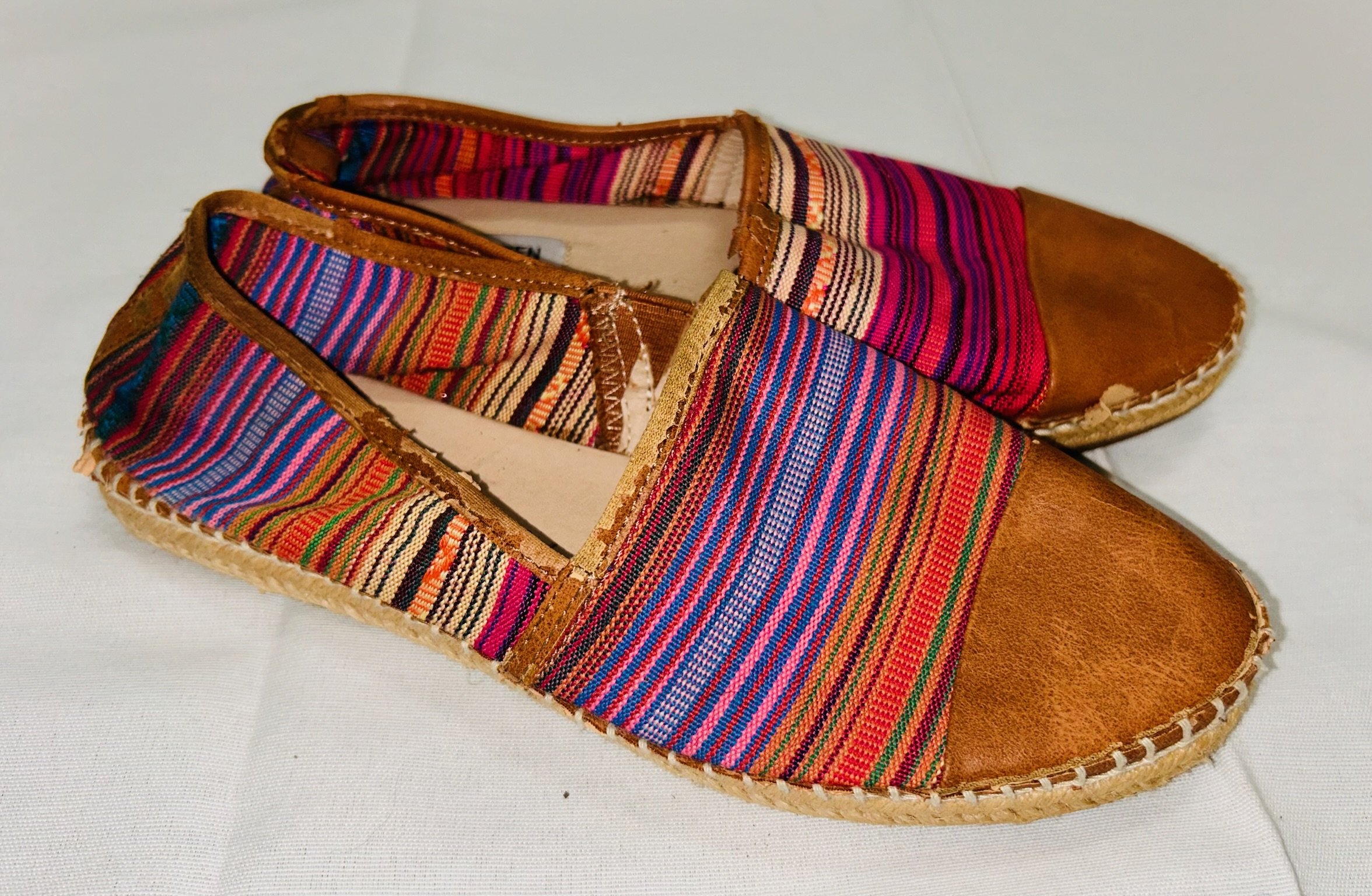SH #9_Steve Madden Leather Color Flats_Women Size 8