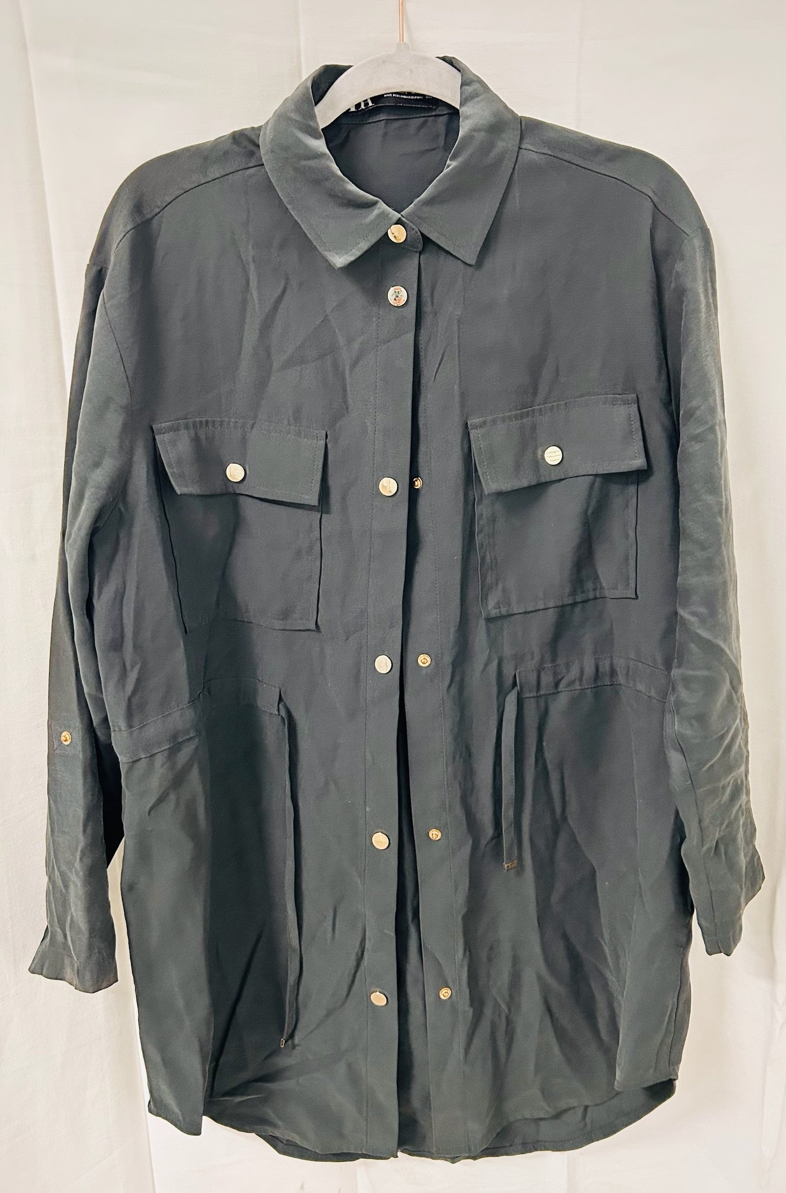 BX1 #4_Zara Grey Shirt_Size S
