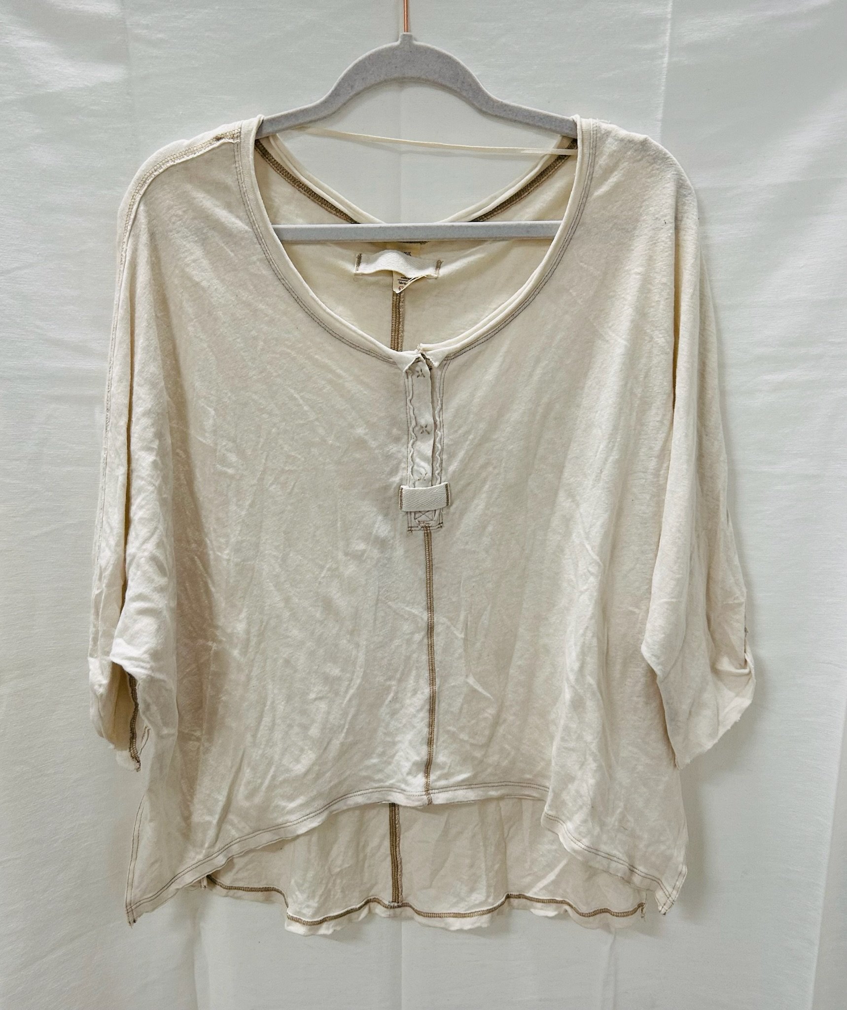 BX5 #24_We the Free White Oversized Tee_1 Size