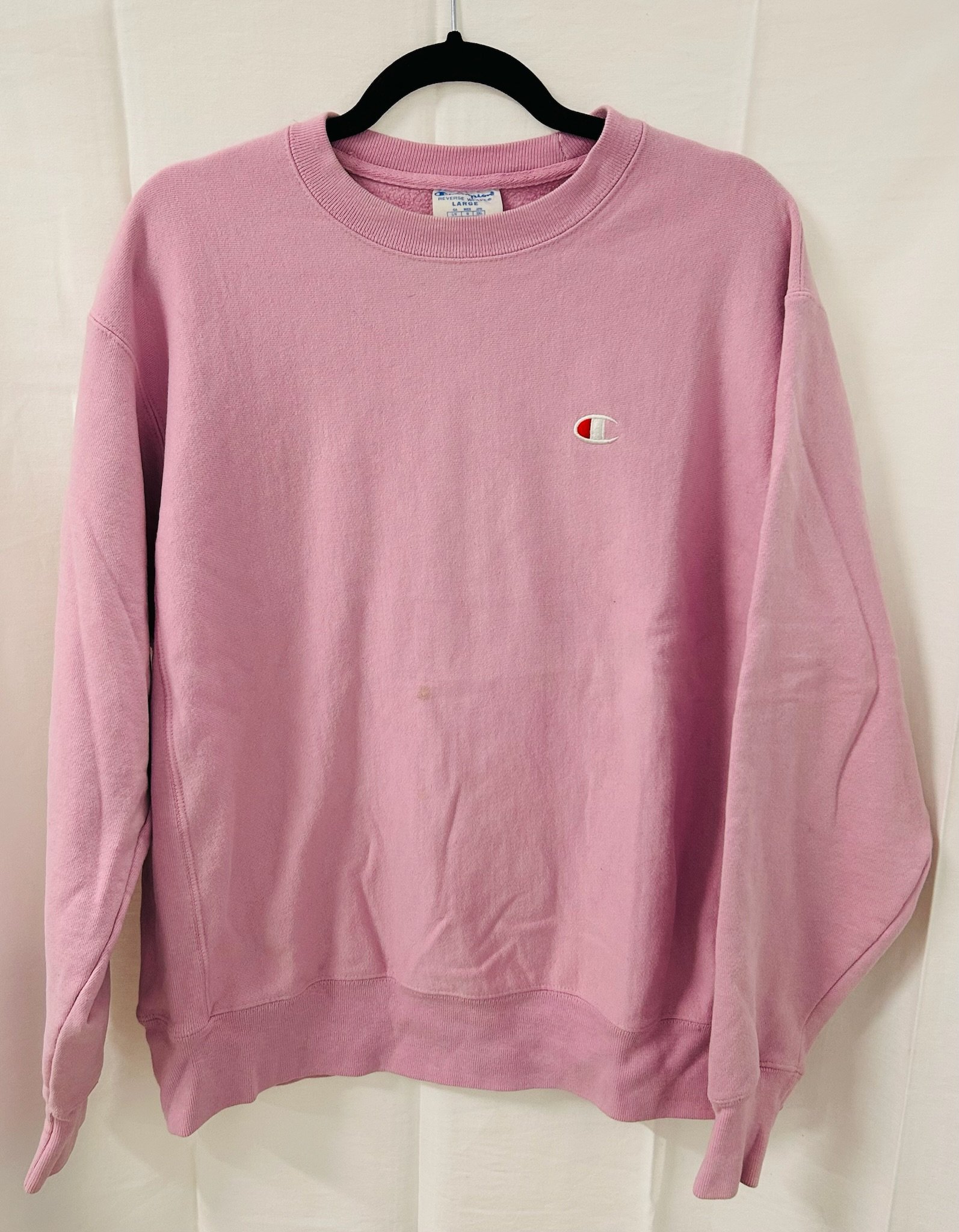 BX3 #8_Champion Pink Sweatshirt_Size L