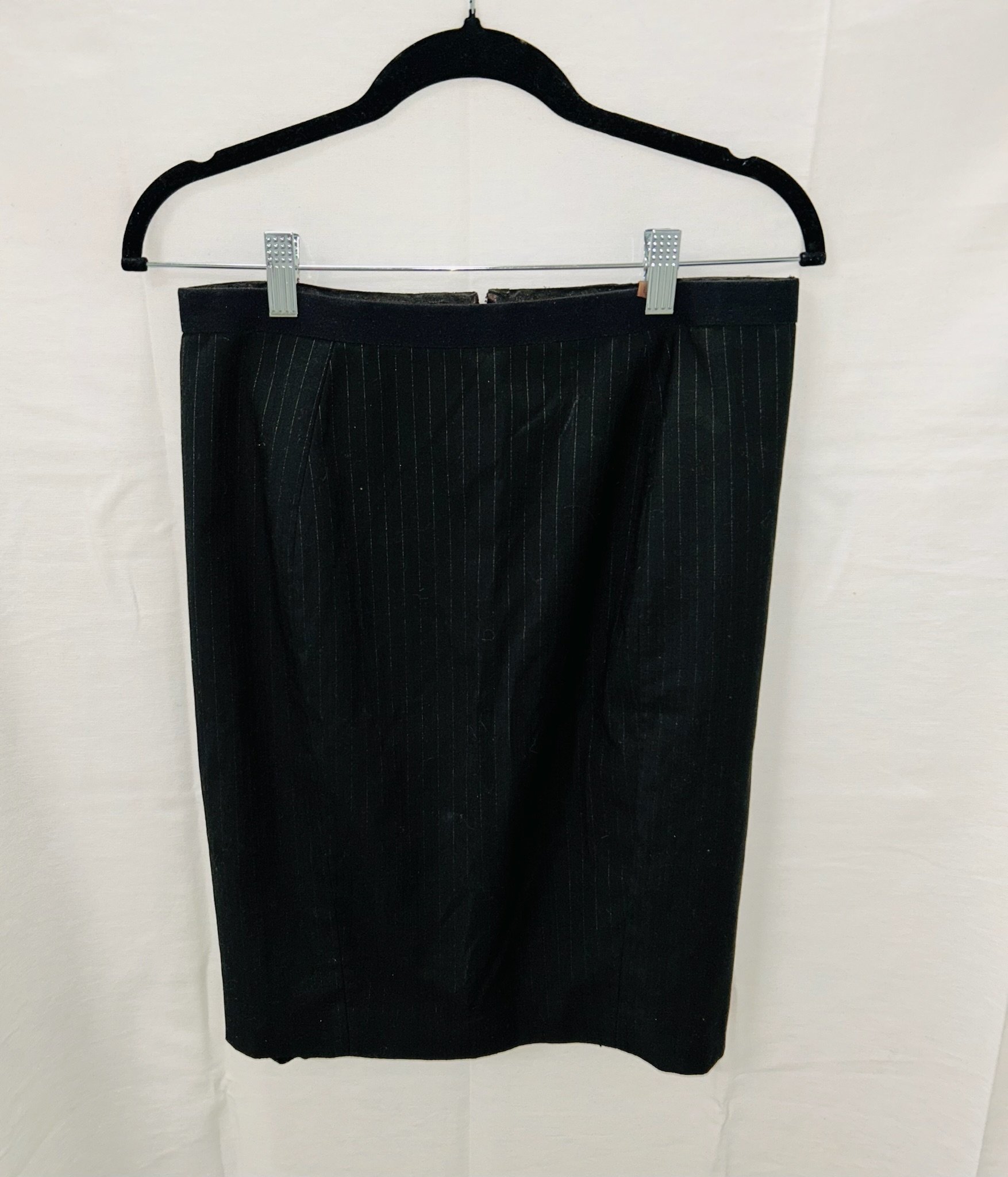 BX6 #25_Tamari Pinstriped Dress Skirt_Size S