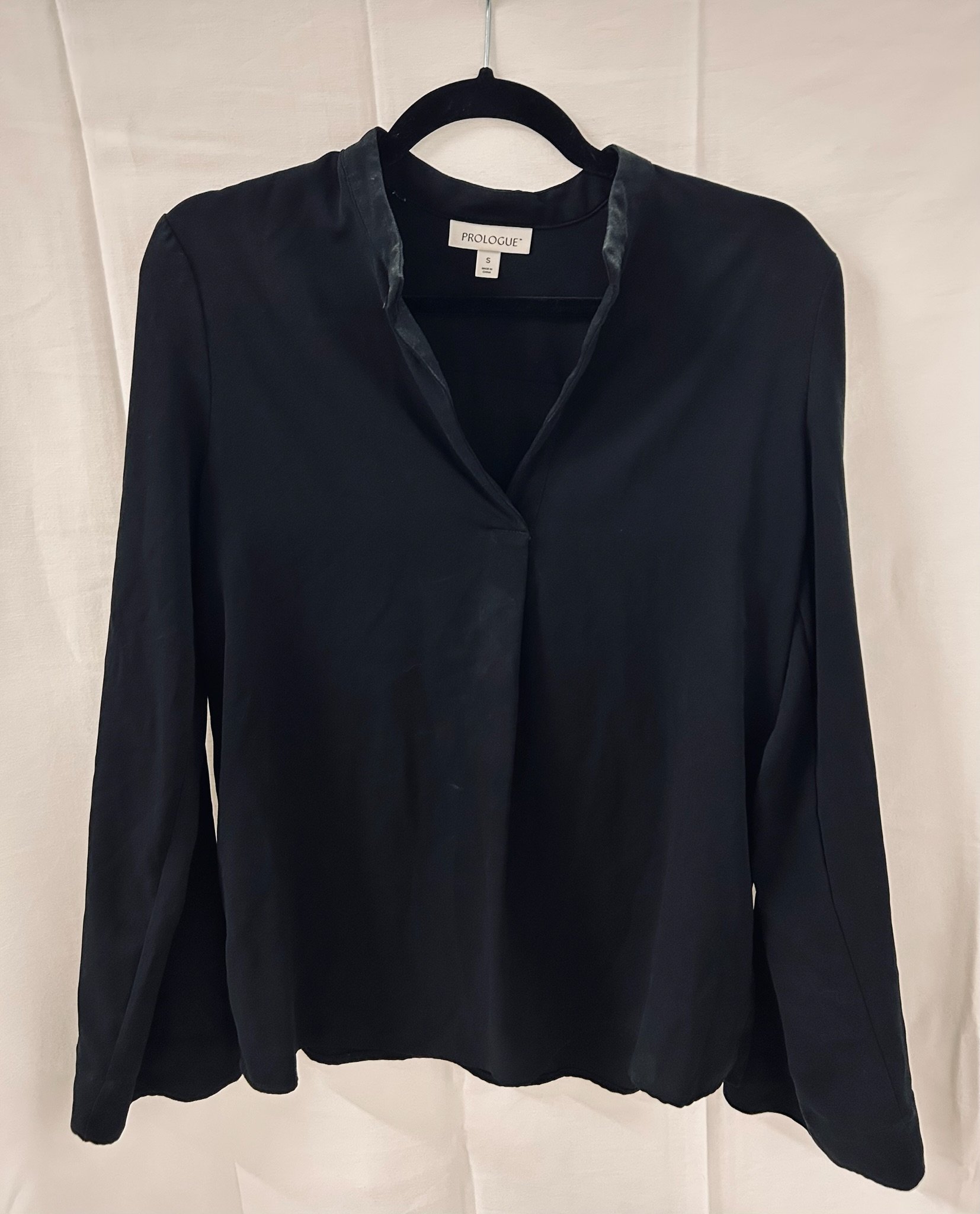 BX2 #48_Prologue Black Long Sleeve Top_Size S