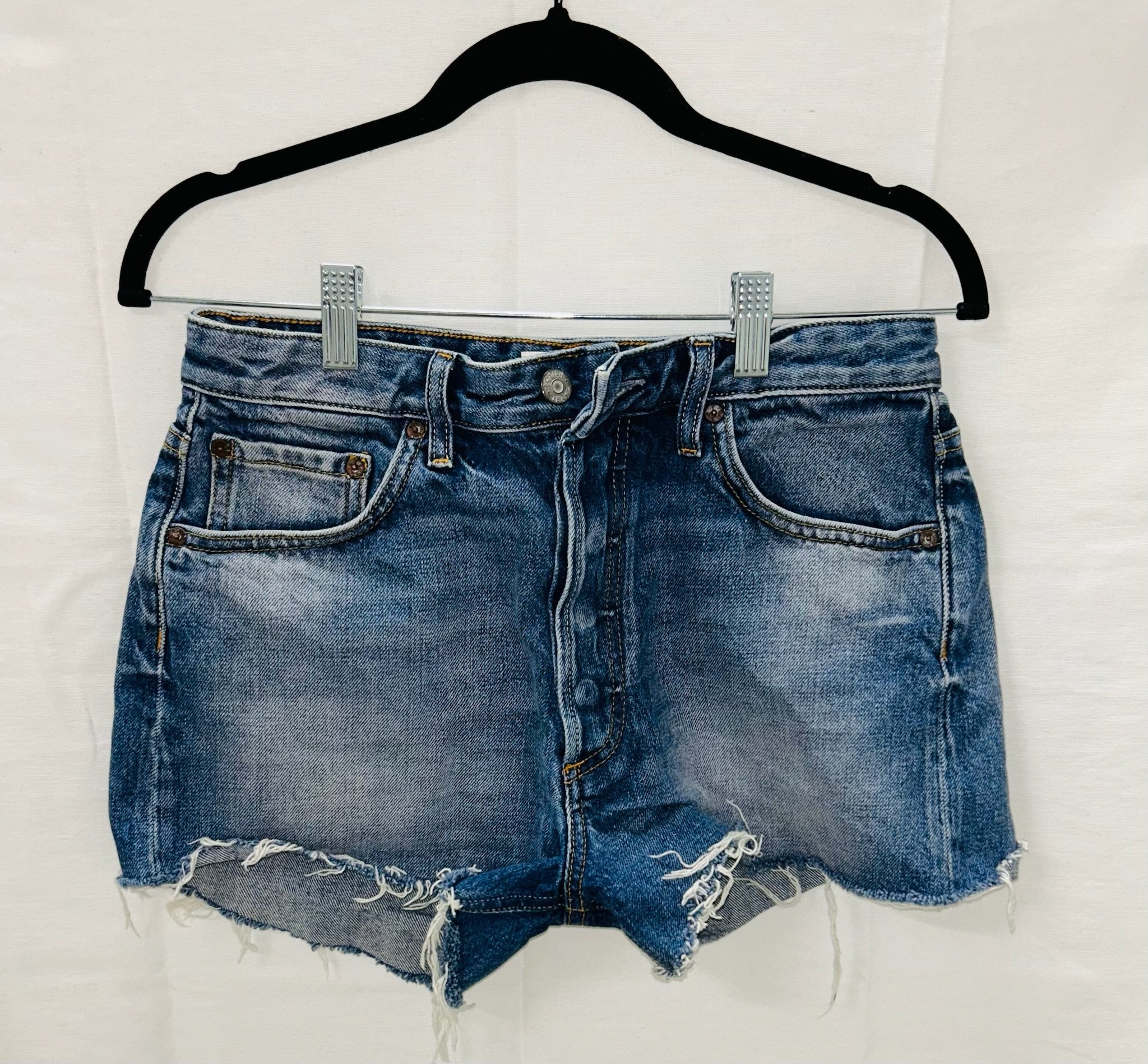 BX6 #16_Boyish Cut Off Jean Shorts_Size 4