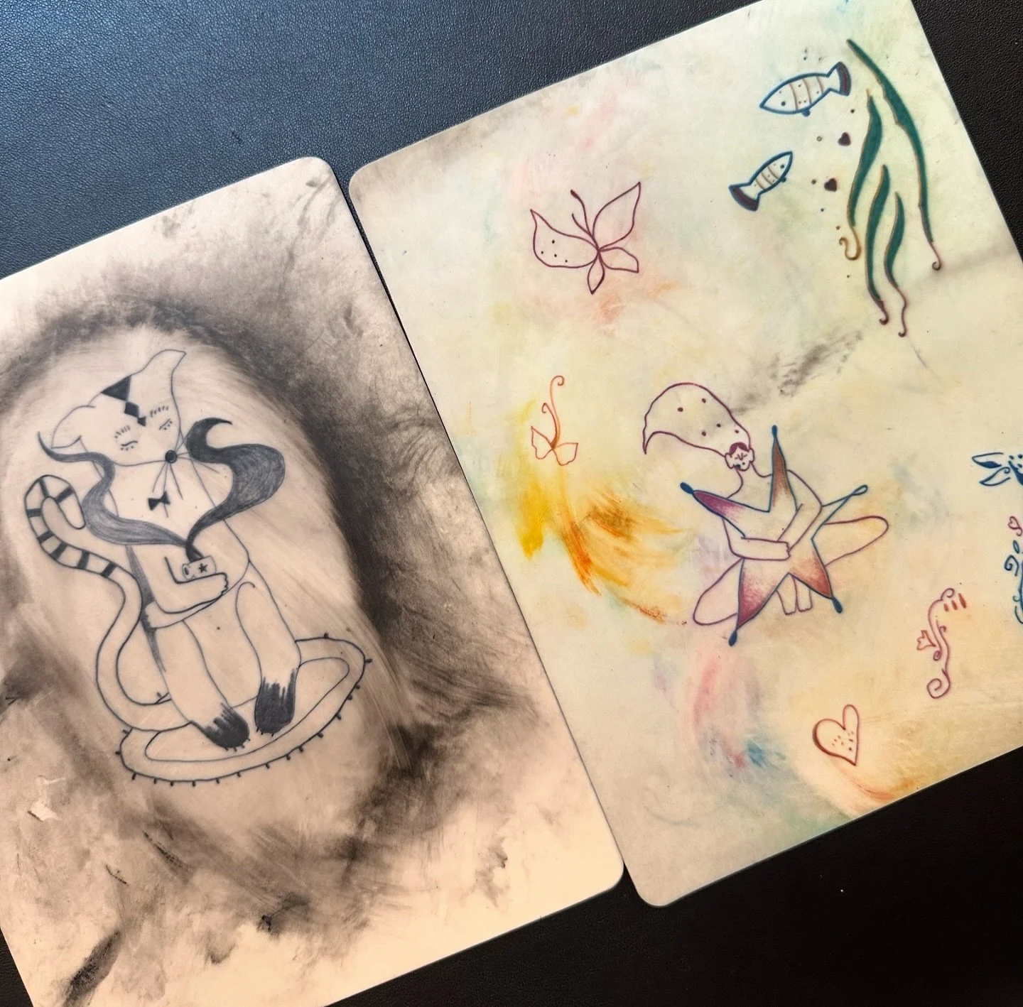 Our apprentice Jess @jessbakertatts has been working so very hard ! 💛 After focusing on black + grey and building solid foundational techniques for the past few months, we finally introduced color ink into her curriculum this week 🥰 woo!!!

We&rsqu