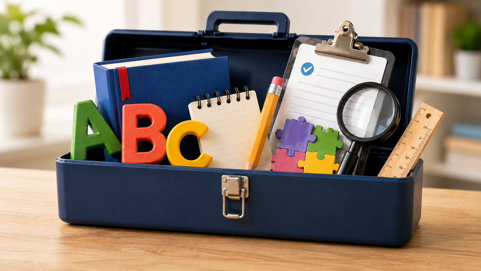 Literacy toolbox showing different tools for dyslexia assessment and intervention.