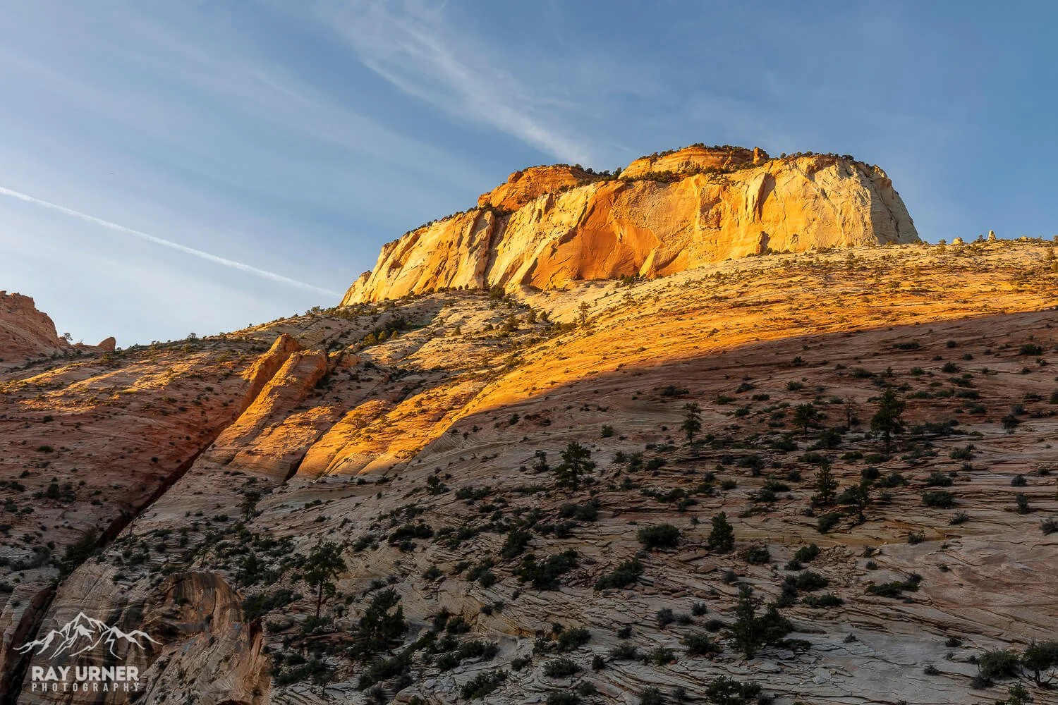 Zion National Park in Utah - sunset at Canyon Overlook