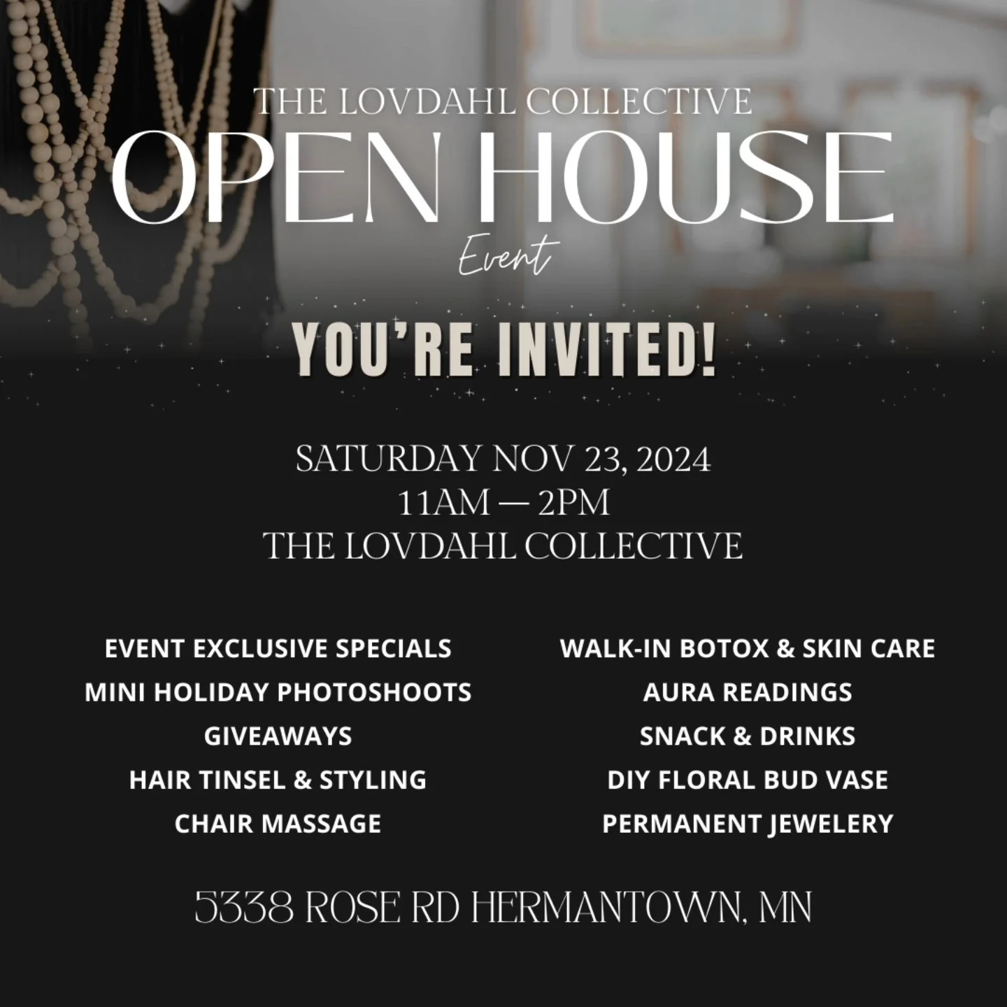 Get the friends together and treat yourself to a fun day packed with things that will fill your cup &amp; have you feeling cozy while getting to know the small businesses that make up The Lovdahl Collective. 

Scroll through to take a peek at what we