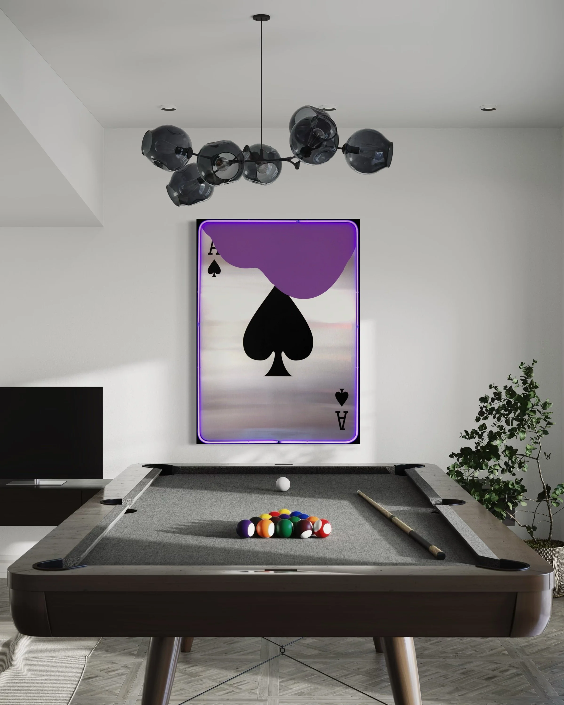 All In: Ace of Spades (Royal Purple)