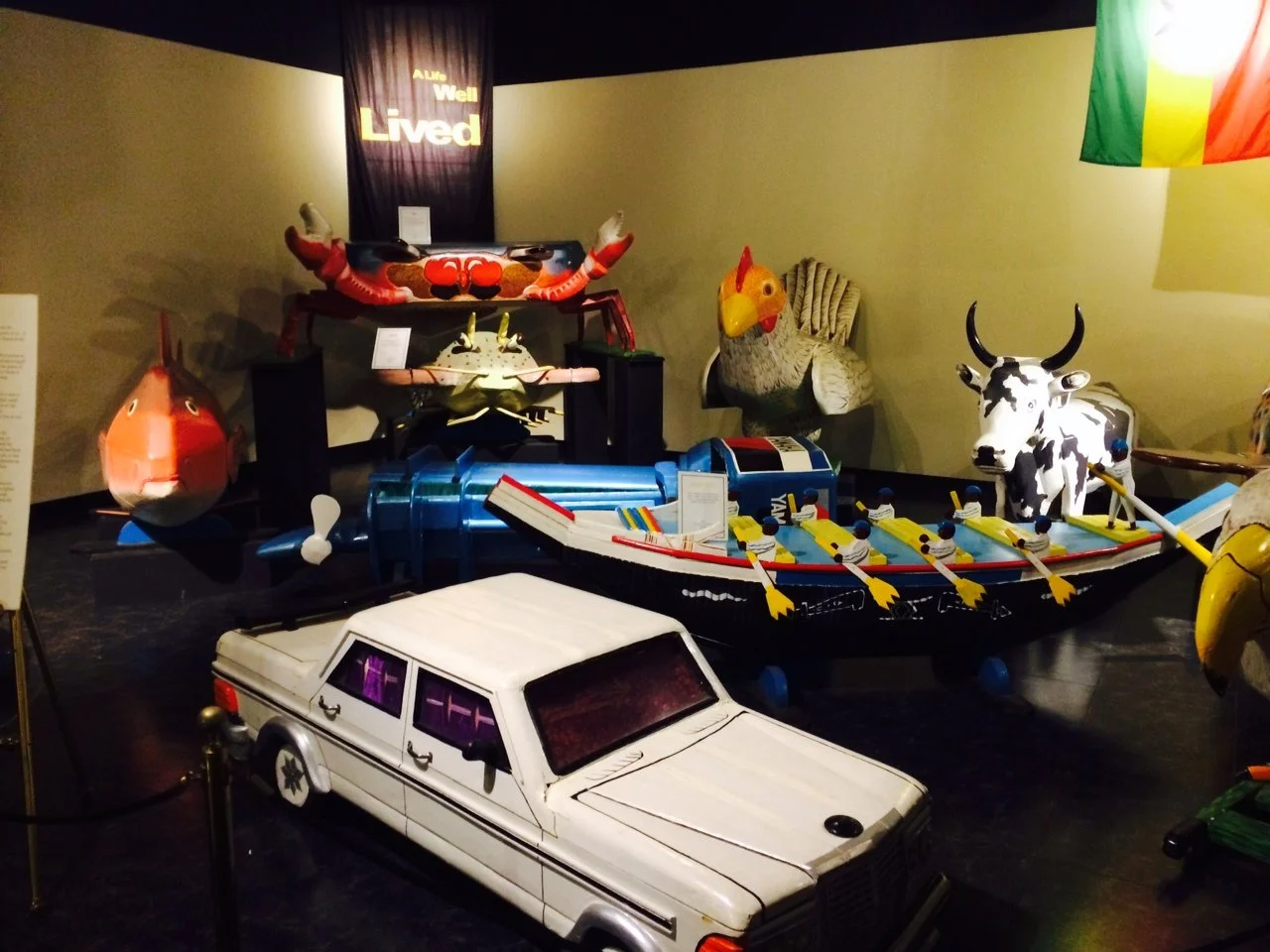 Interior of the funeral museum to showcase horror writing inspiration