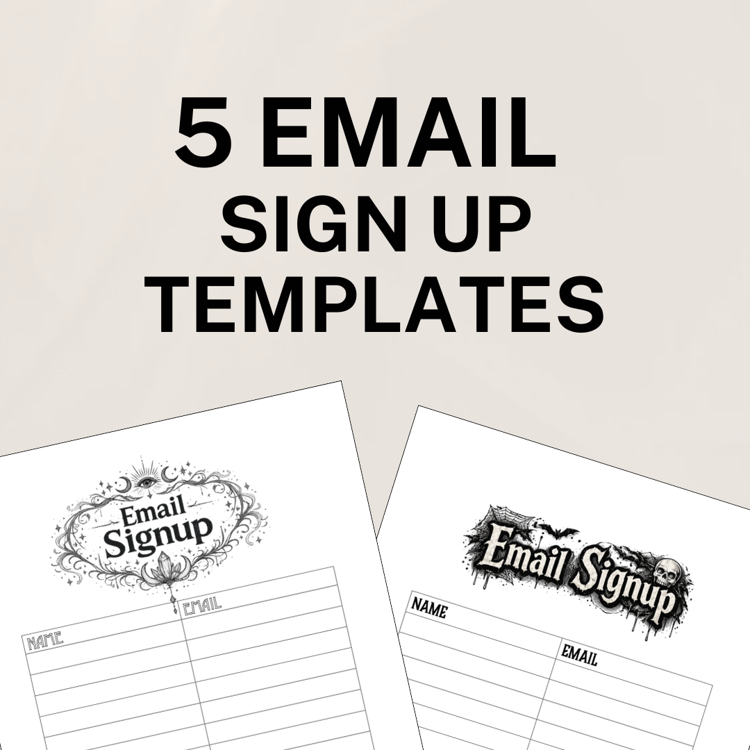 5 Email Signup Templates