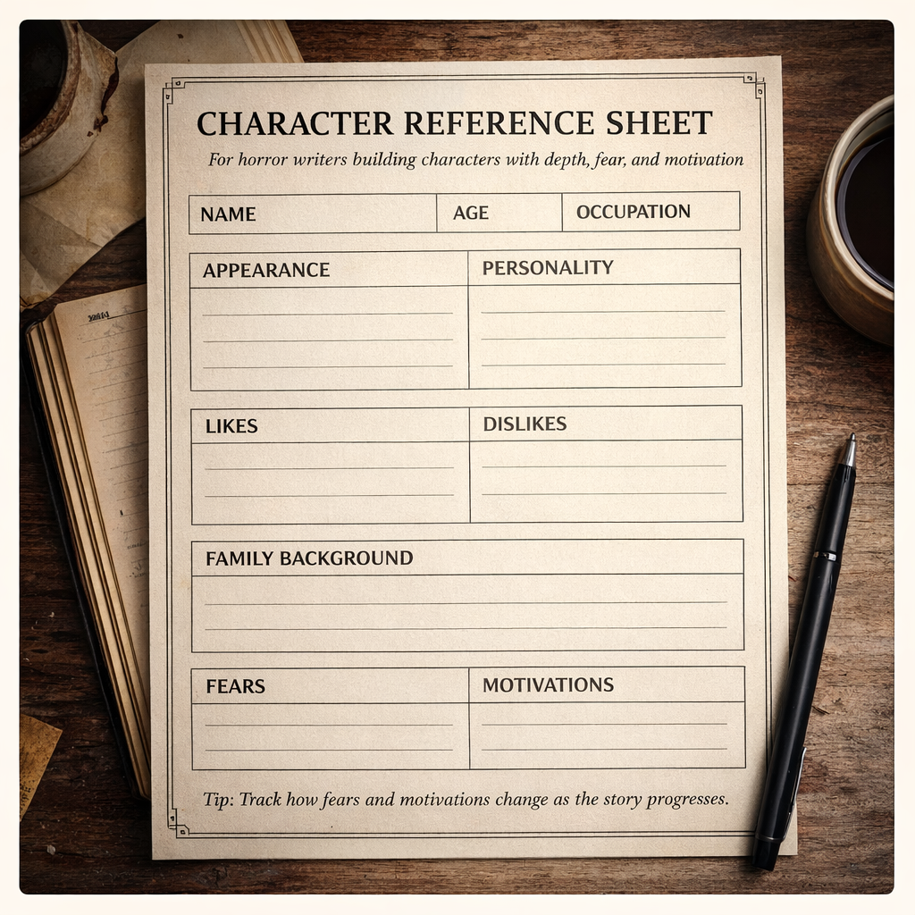 Character Reference Sheet