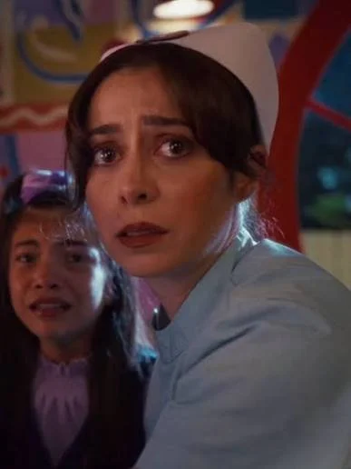 A shot of Nurse Grace form the horror film Buddy (2026)