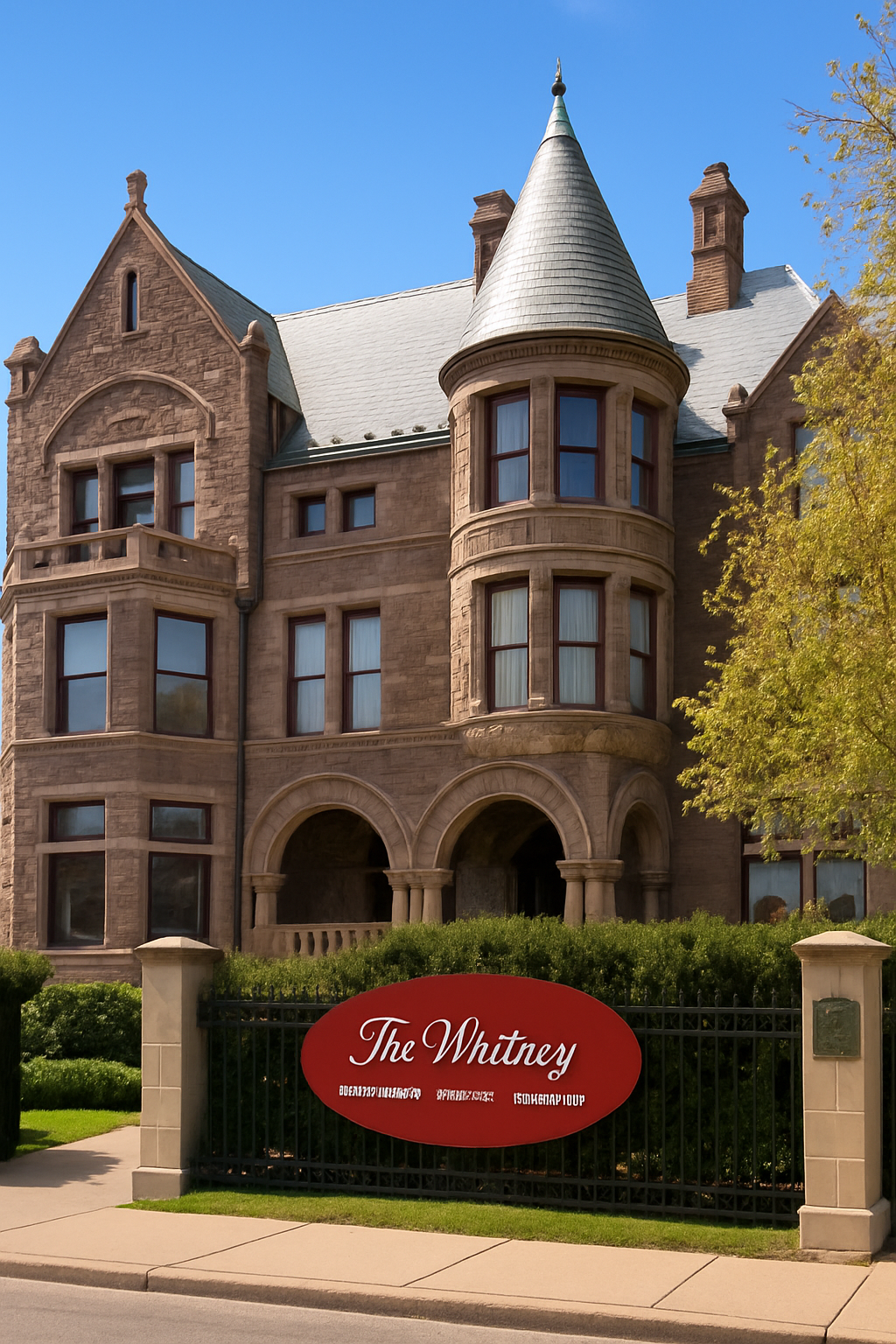 A photo of historic and possibly haunted Whitney Restaurant in Detroit, Michigan