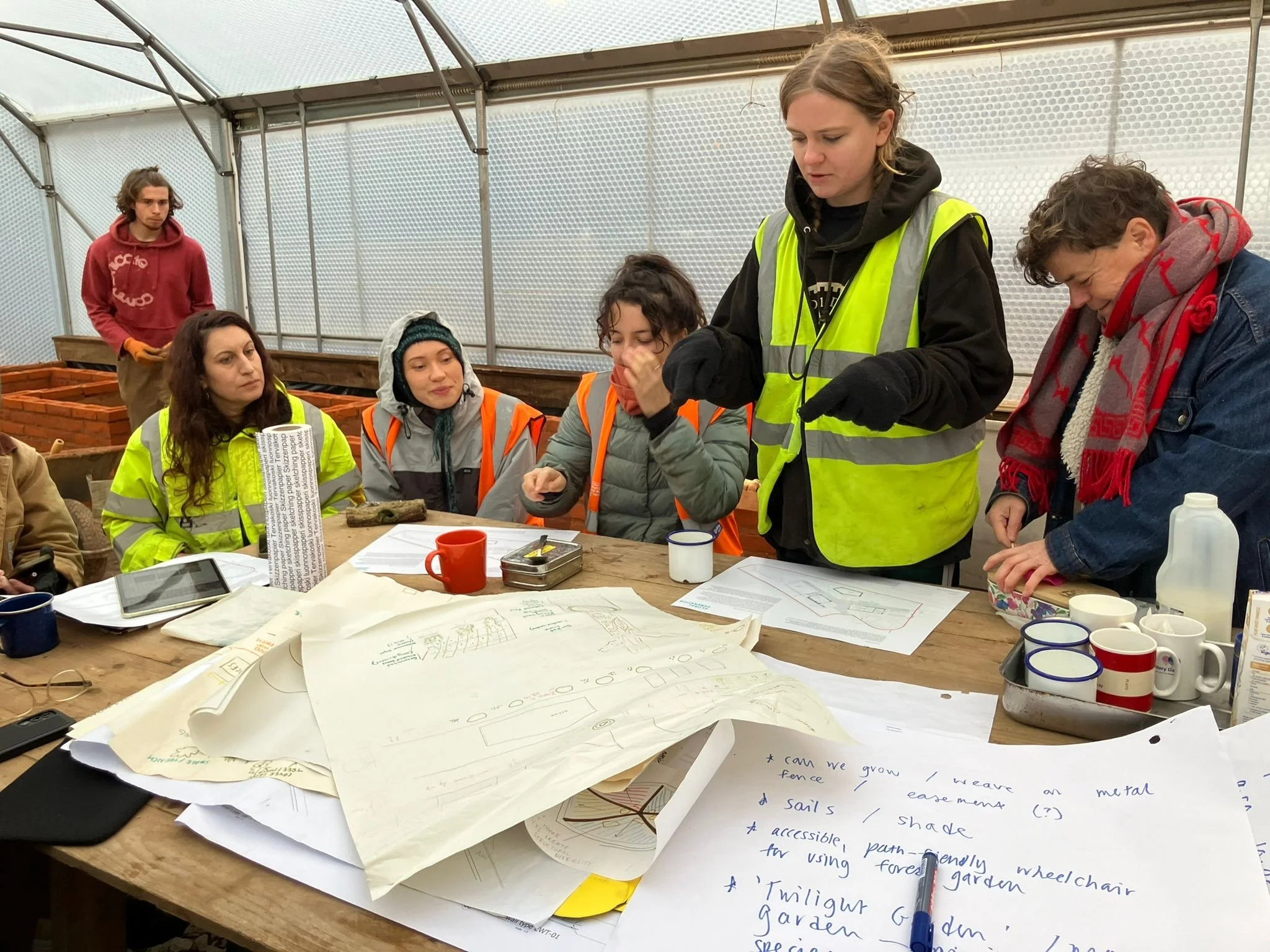 Designing the Triangle Site: The Trainees take on Permaculture 