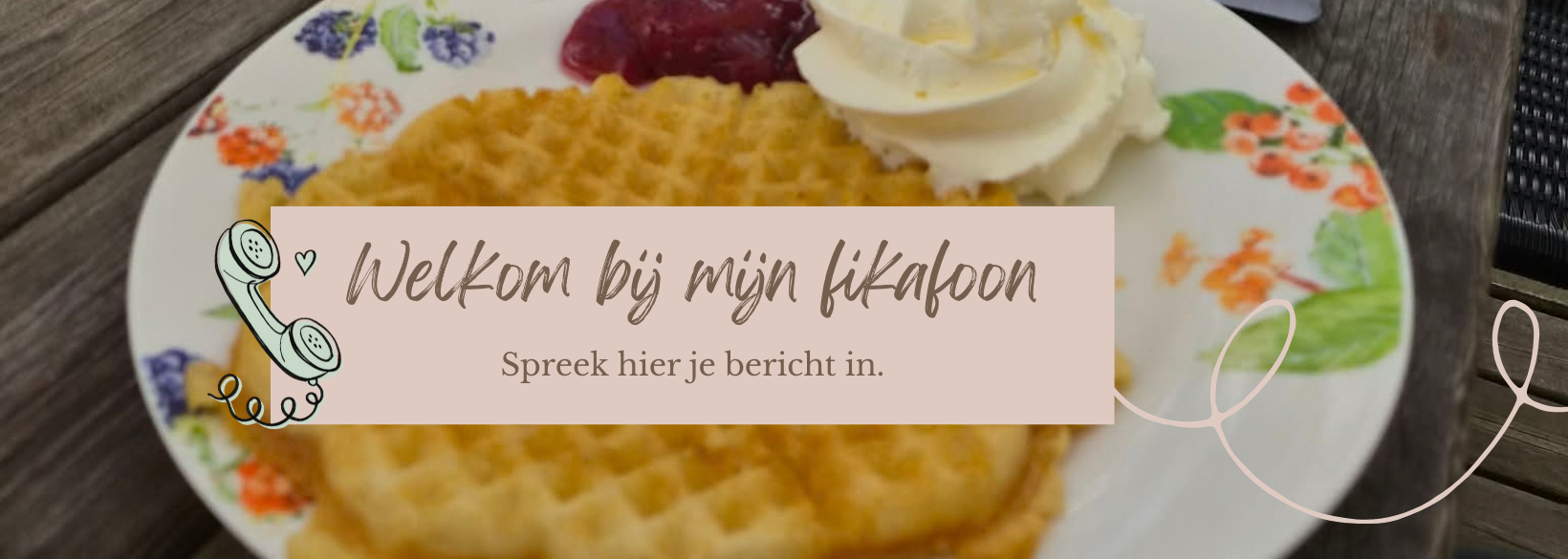 Spreek hier je voice bericht in