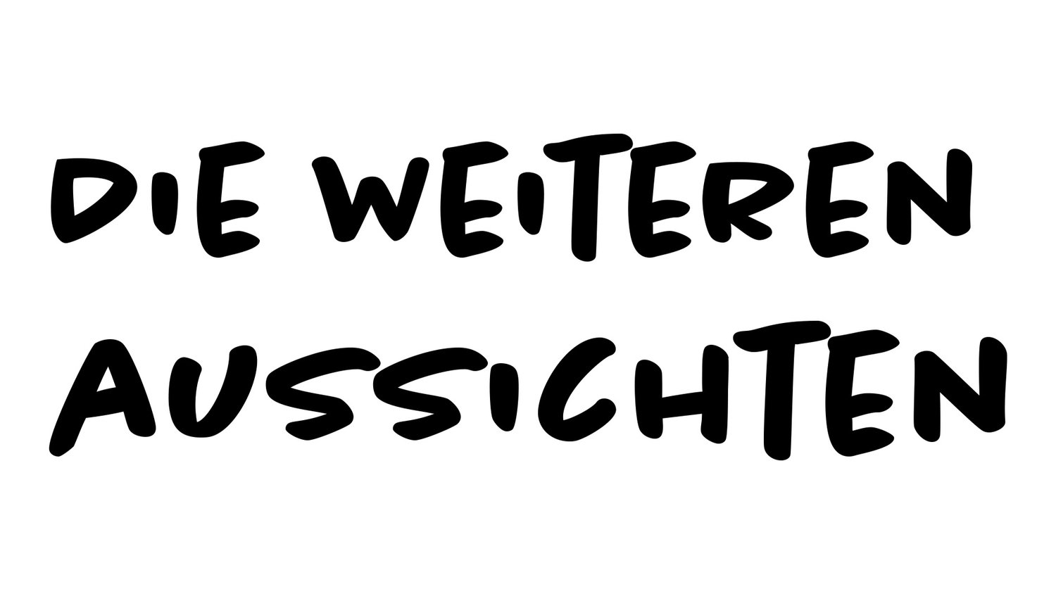 DIE WEITEREN AUSSICHTEN