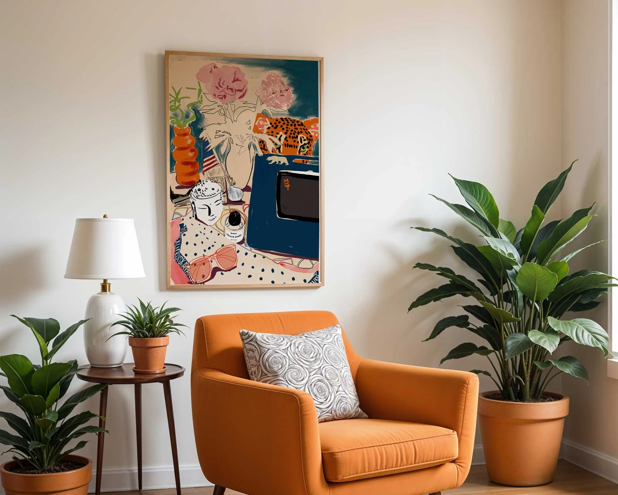 ula-patoka-california-still-life-vol1-leo-art-print-living-room-orange-chair-upillustration.jpg
