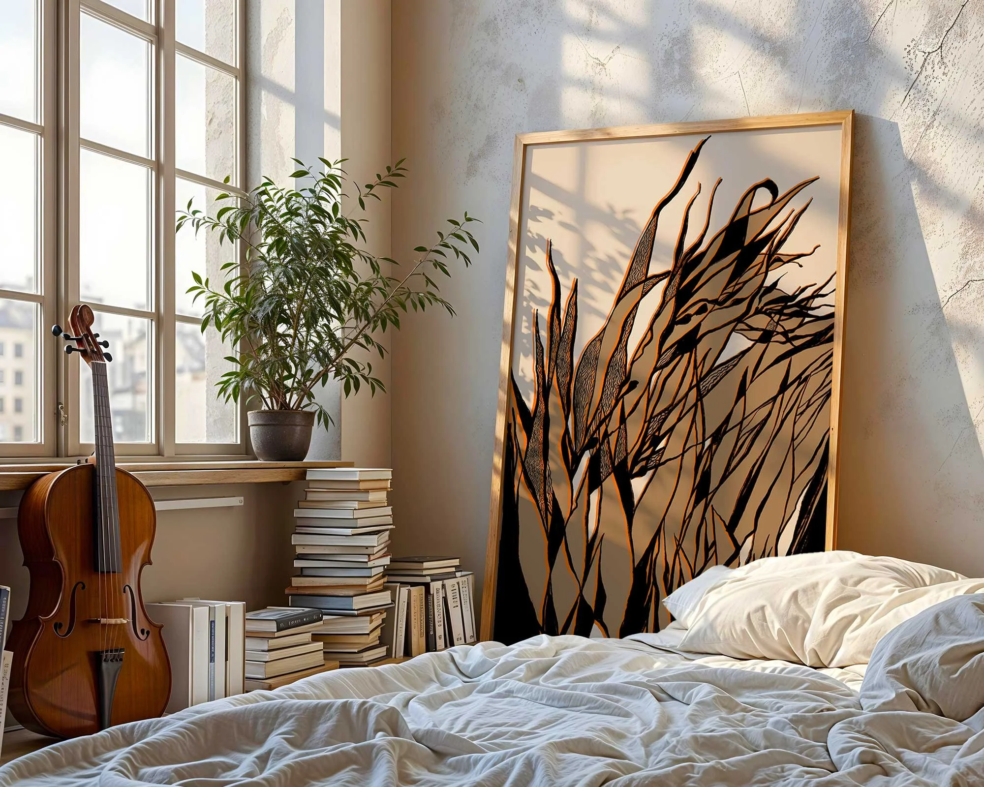 upillustration-ember-kelp-art-print-interior-warm-tones.jpg