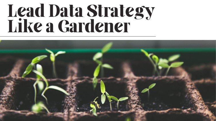 Lead Data Strategy Like a Gardener