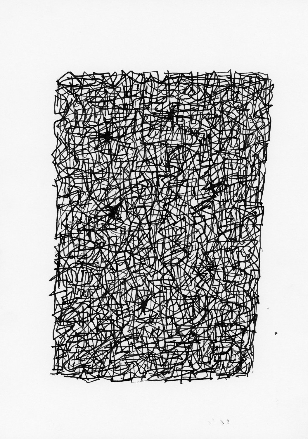 Ink on paper, 40*30, 2017