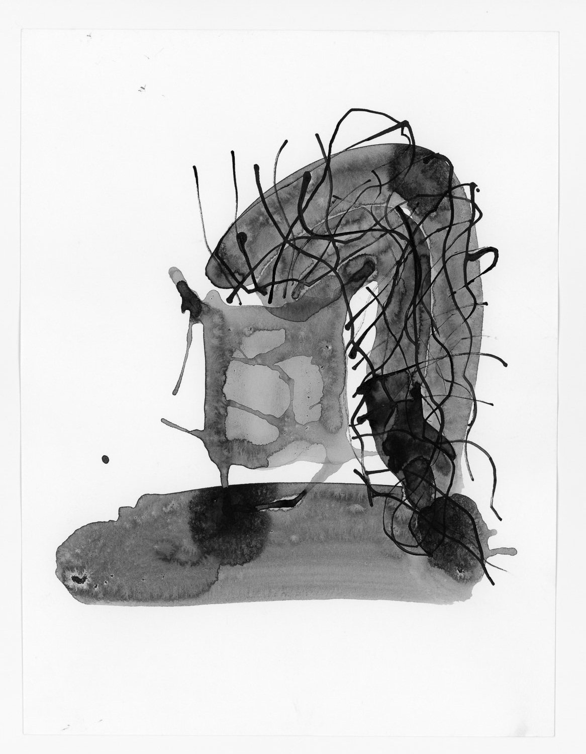 Ink on paper, 40*30, 2017
