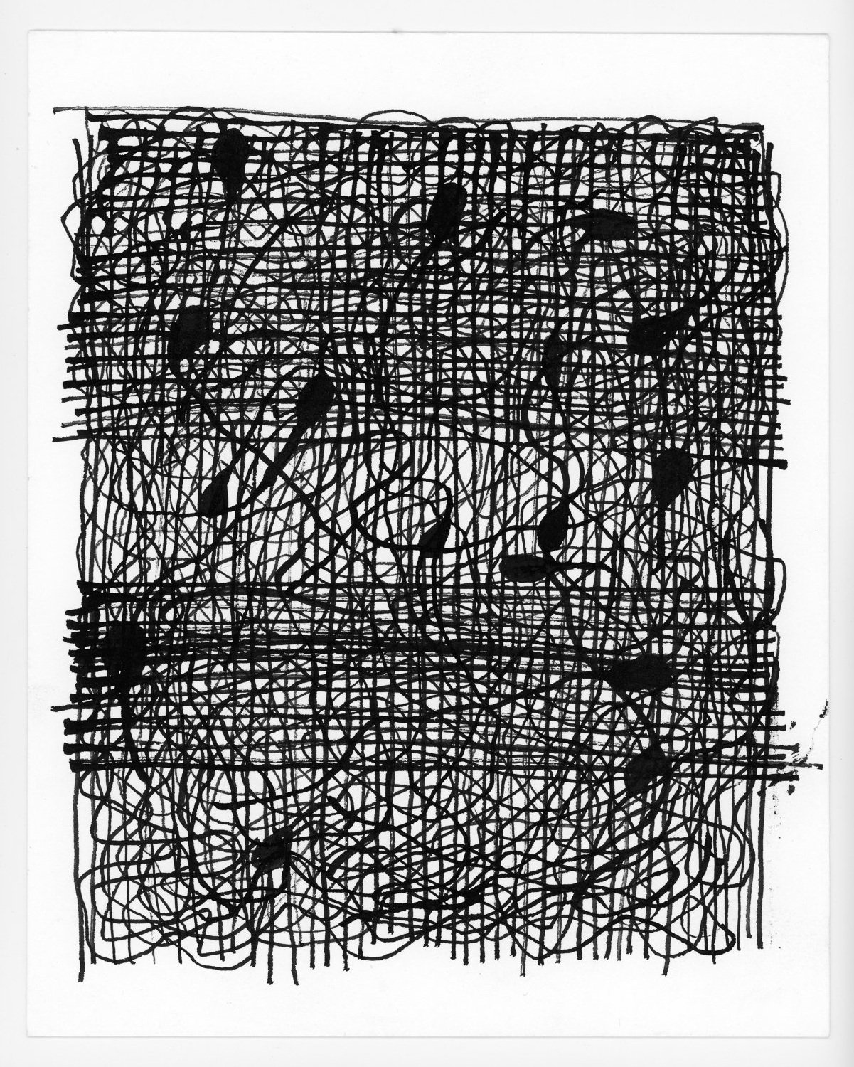 Ink on paper, 40*30, 2017