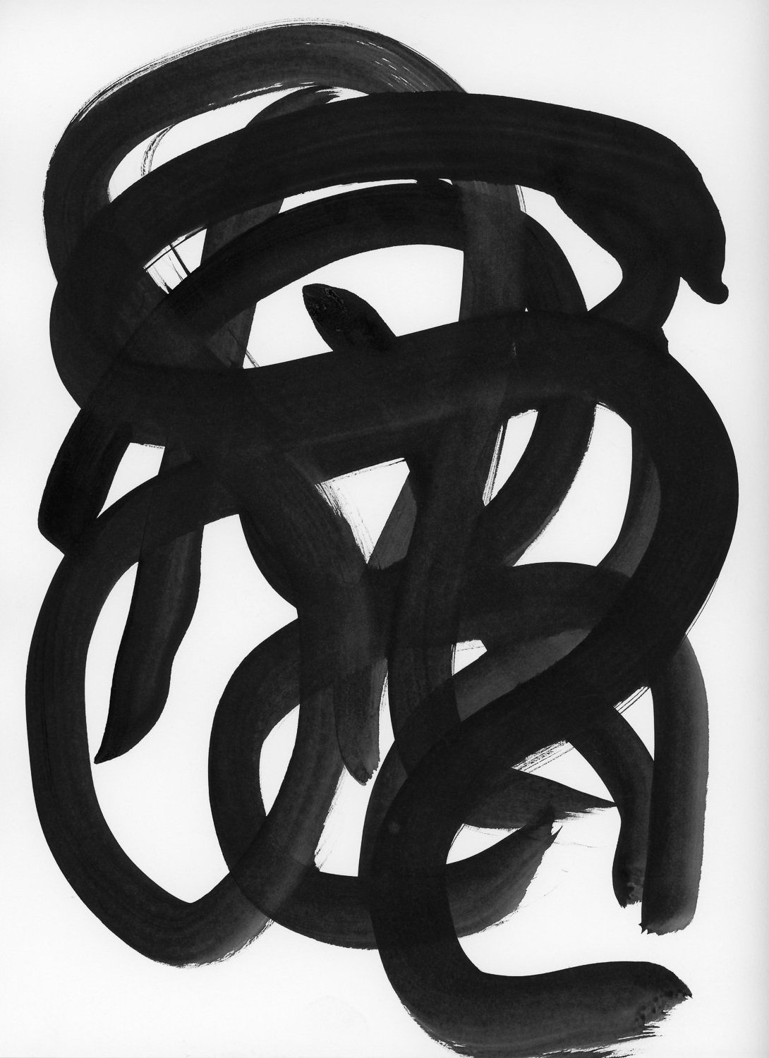 Ink on paper, 40*30, 2017