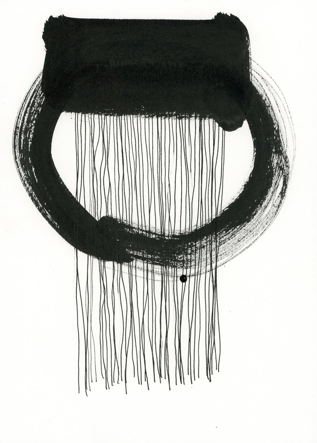 Ink on paper, 40*30, 2017