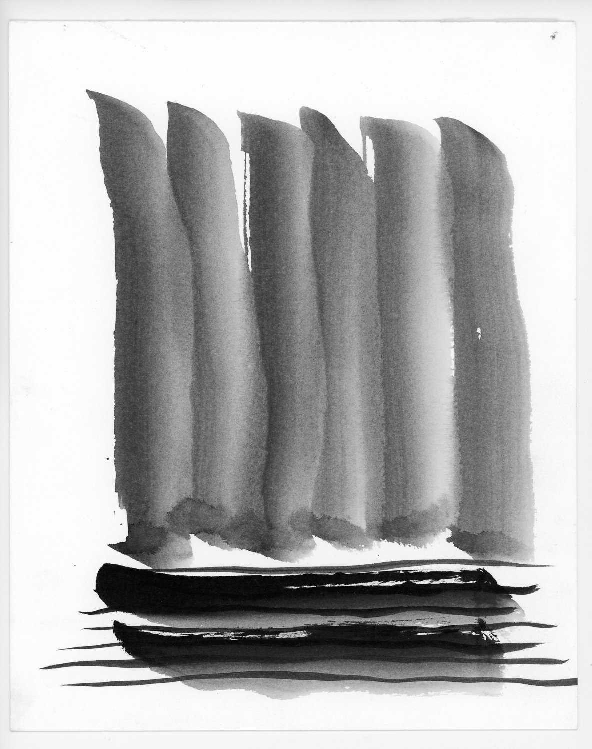 Ink on paper, 40*30, 2017