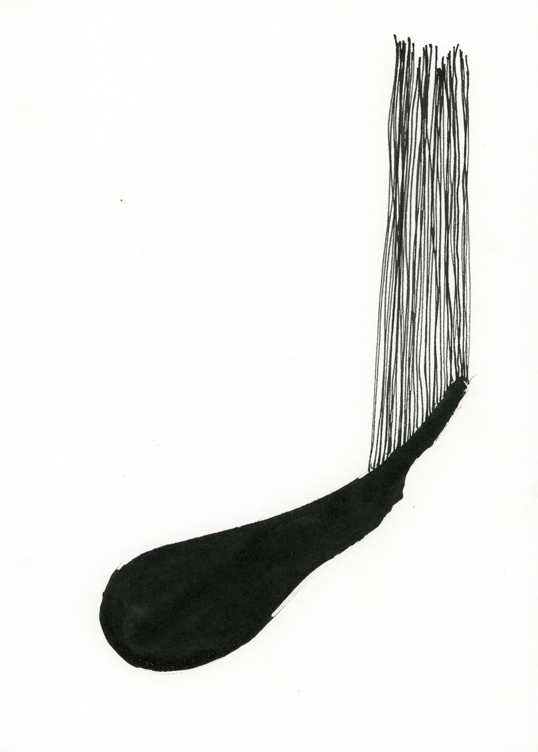 Ink on paper, 40*30, 2017