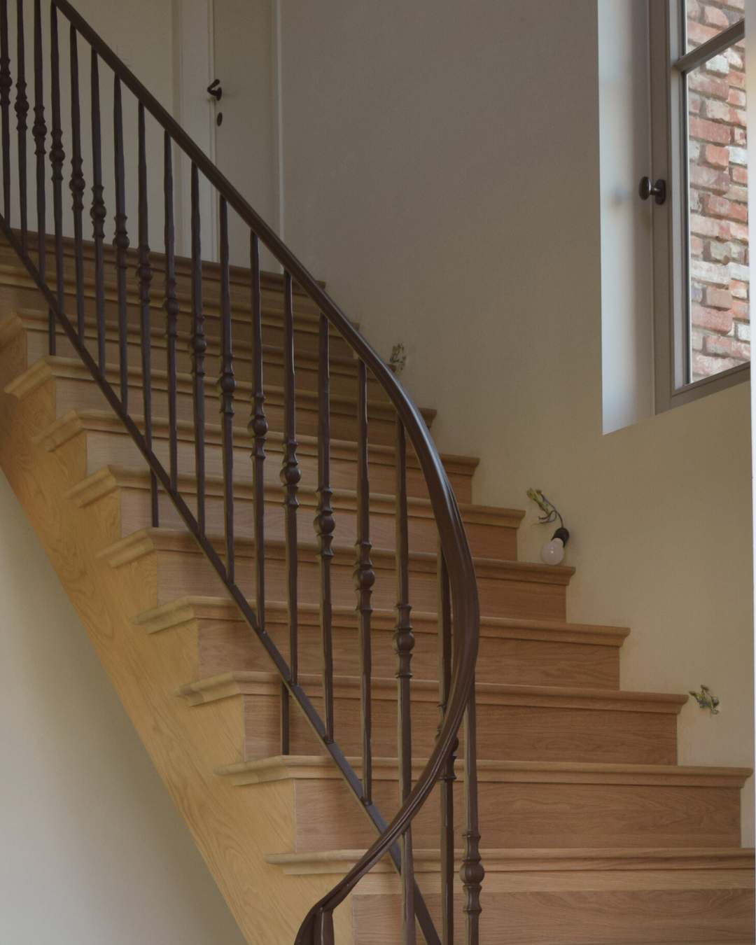 Landelijke trapleuning