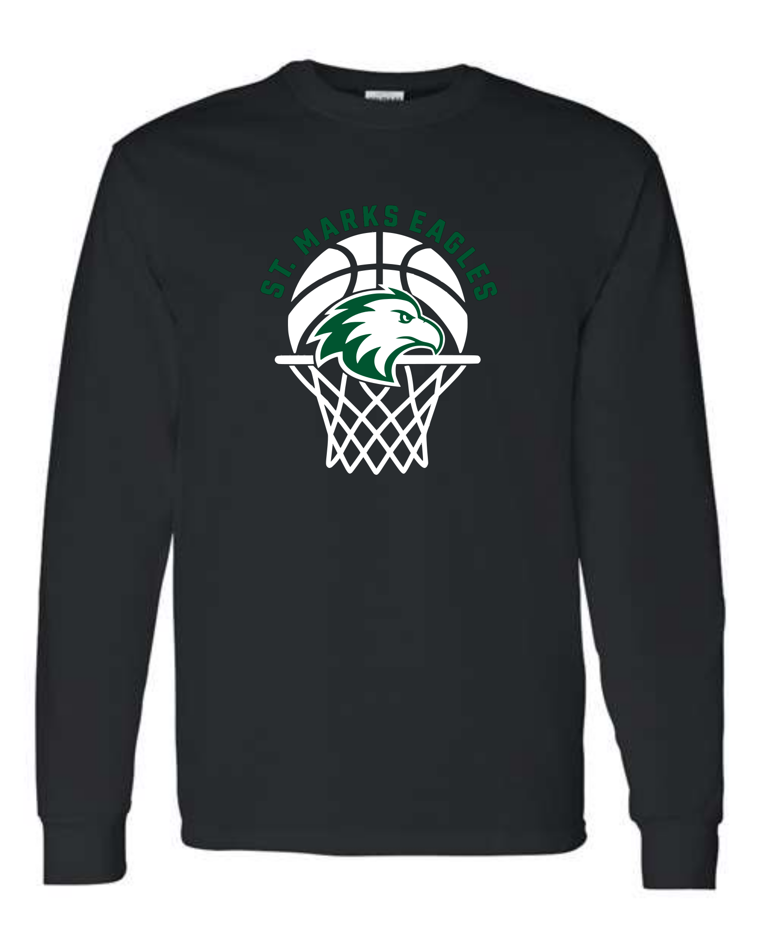 St Marks Basketball 26 - Cotton LS Shirt