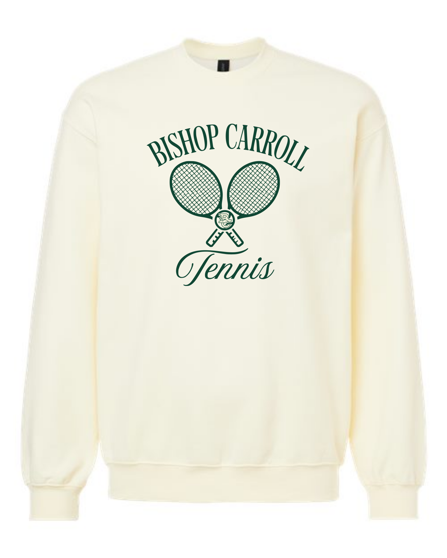 BC Tennis 26 - Cursive Crewneck