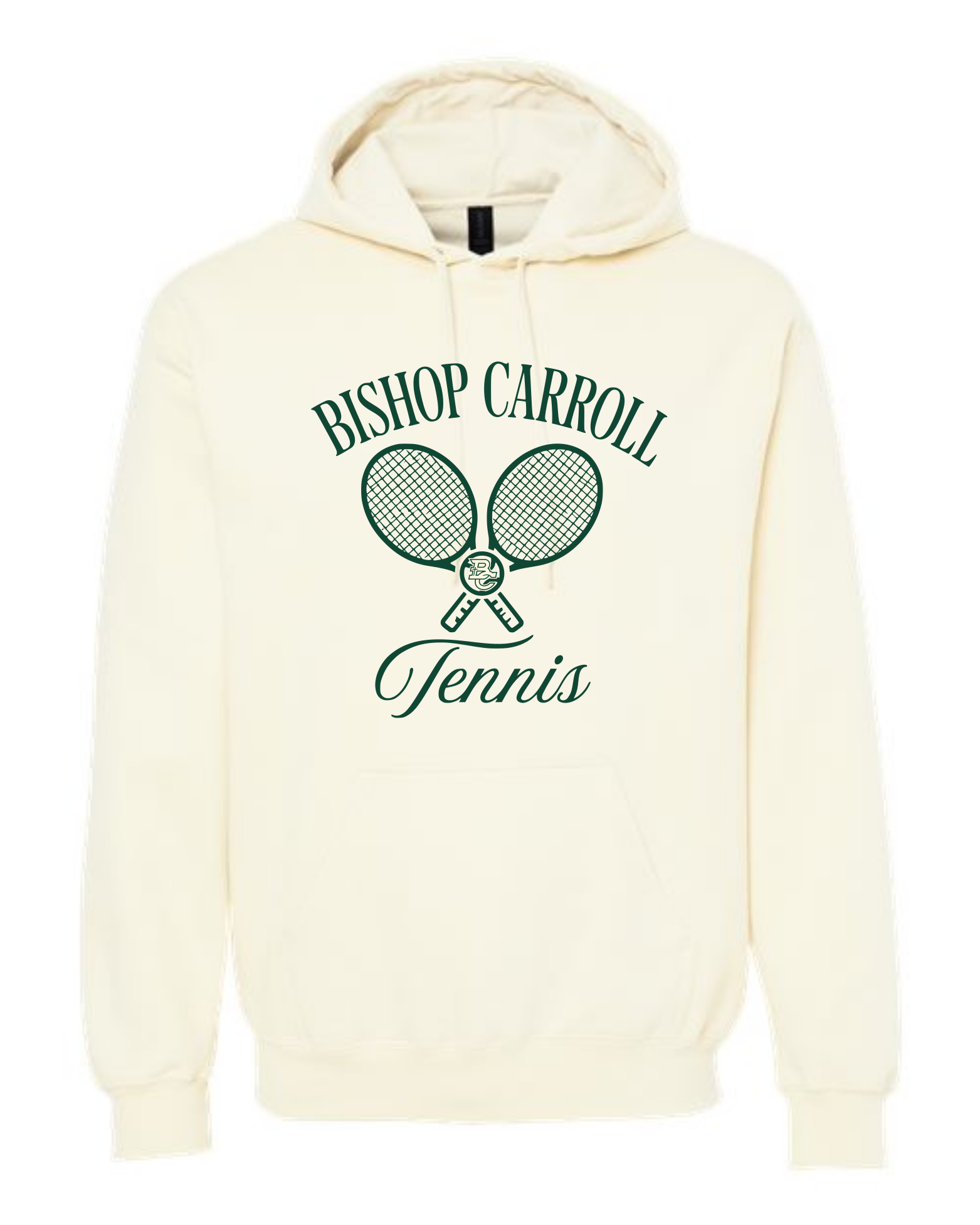 BC Tennis 26 - Cursive Hoodie